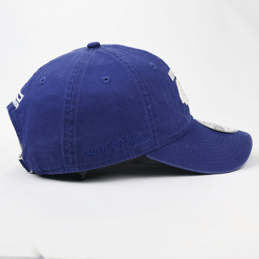 Vintage Style Inpsyder 42 Embroidered Baseball Thrifted Hat - Blue