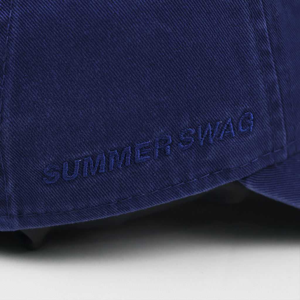 Vintage Style Inpsyder 42 Embroidered Baseball Thrifted Hat - Blue