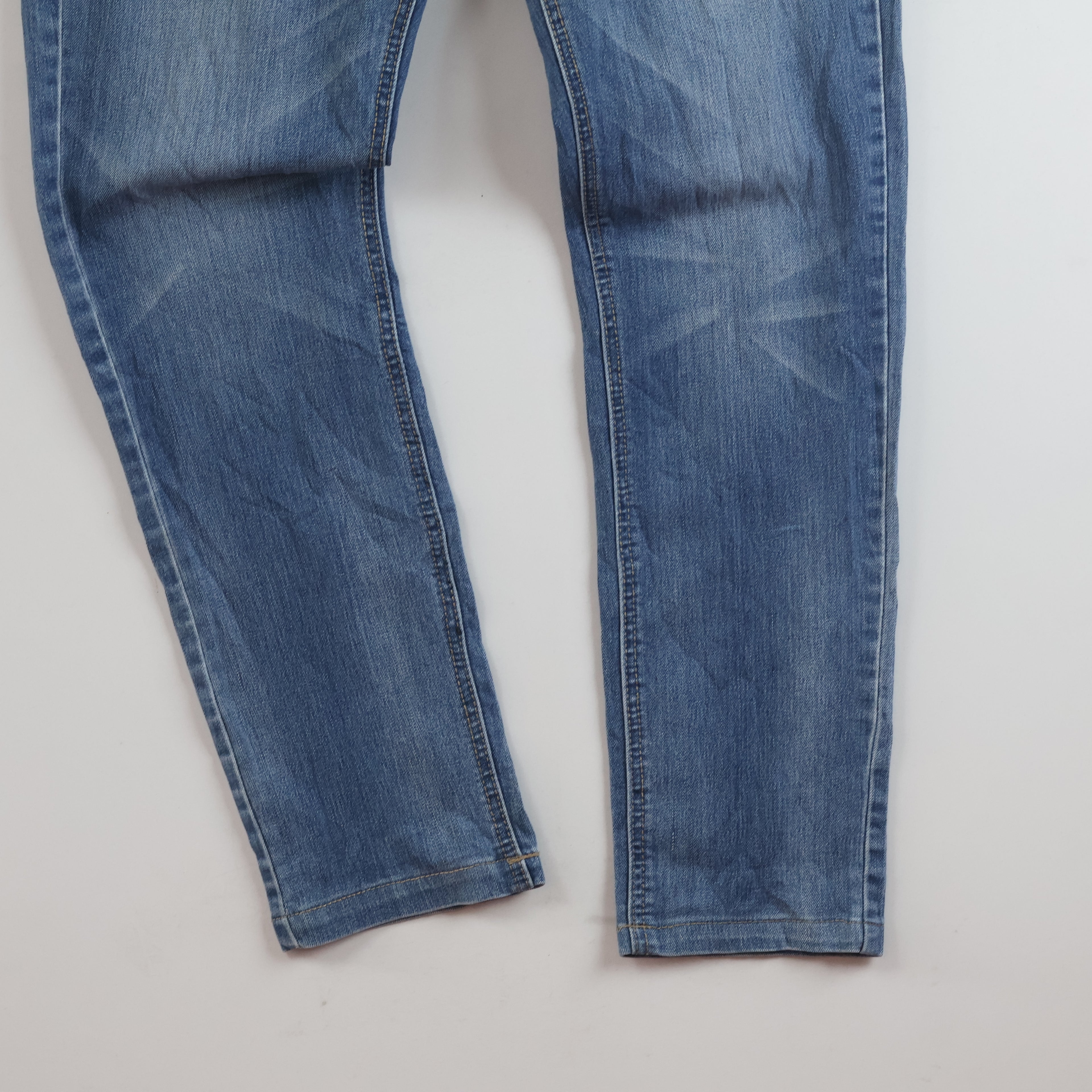 Thrifted MUT JU BRU Denim Light Wash Straight Jeans Waist: 32-33/ J1107