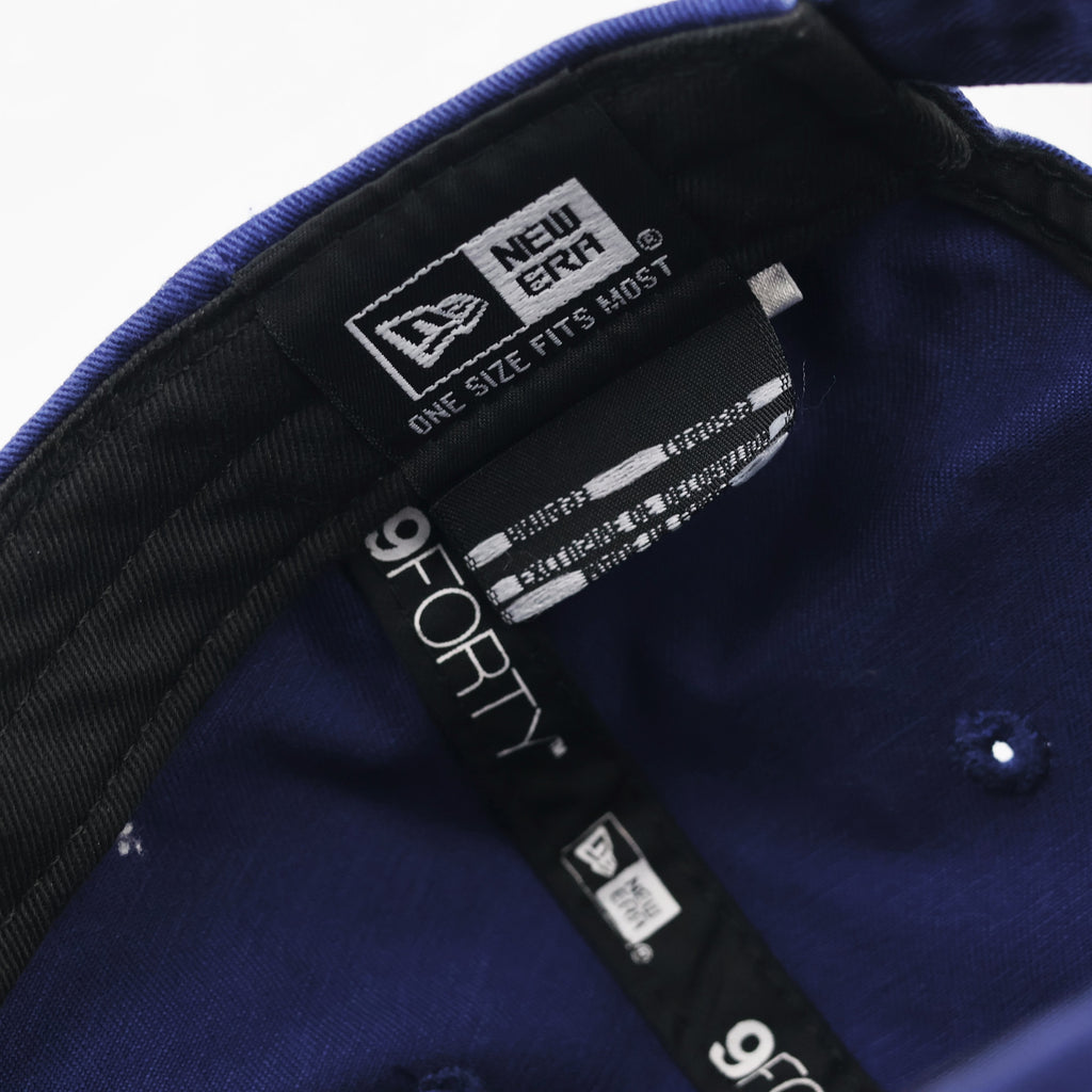 Vintage Style Inpsyder 42 Embroidered Baseball Thrifted Hat - Blue