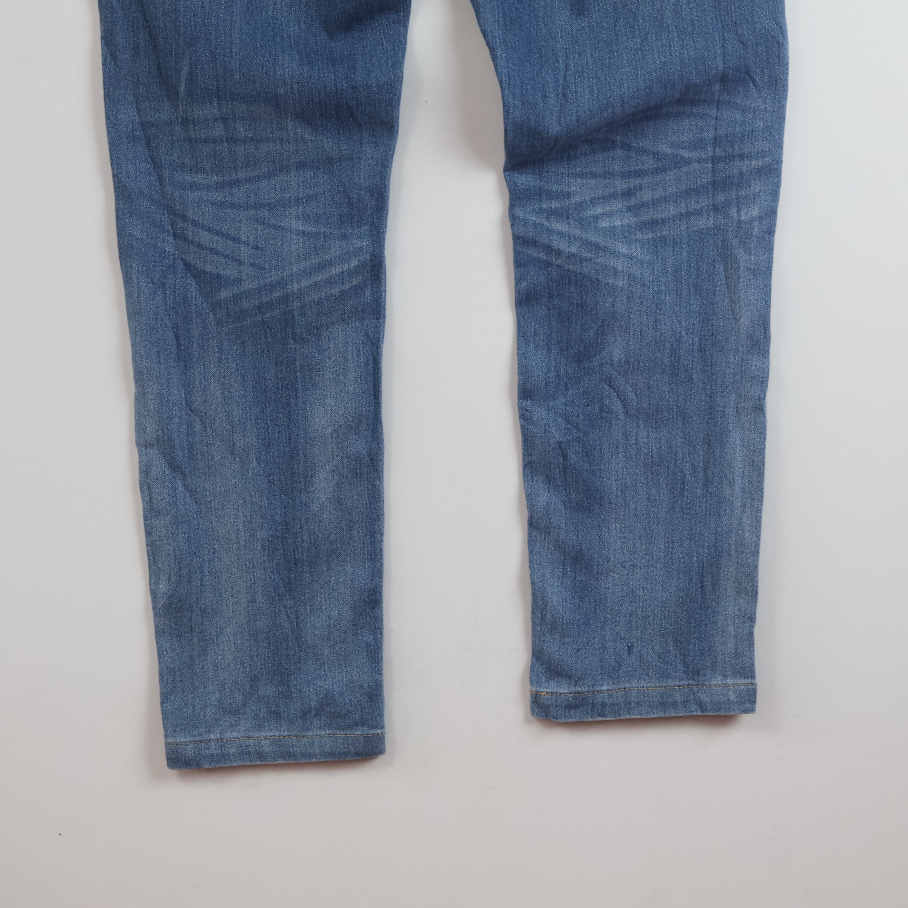 Thrifted MUT JU BRU Denim Light Wash Straight Jeans Waist: 32-33/ J1107