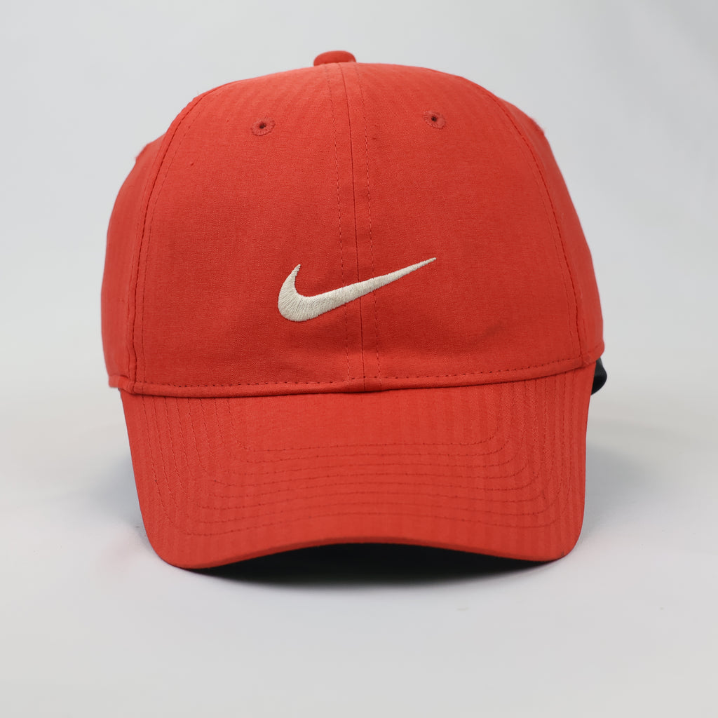 Nike Legacy91 Dri-FIT Cap - Orange Thrifted Red Swoosh Adjustable Hat