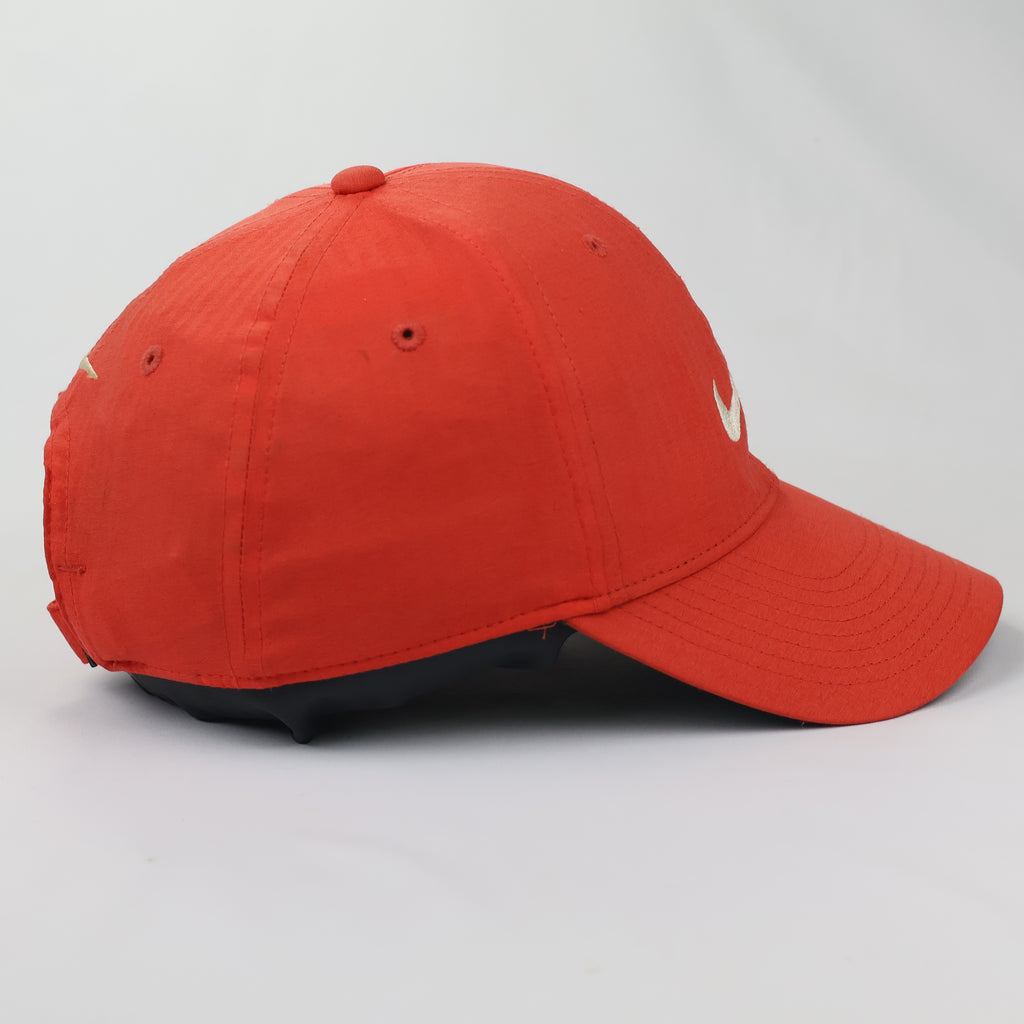 Nike Legacy91 Dri-FIT Cap - Orange Thrifted Red Swoosh Adjustable Hat