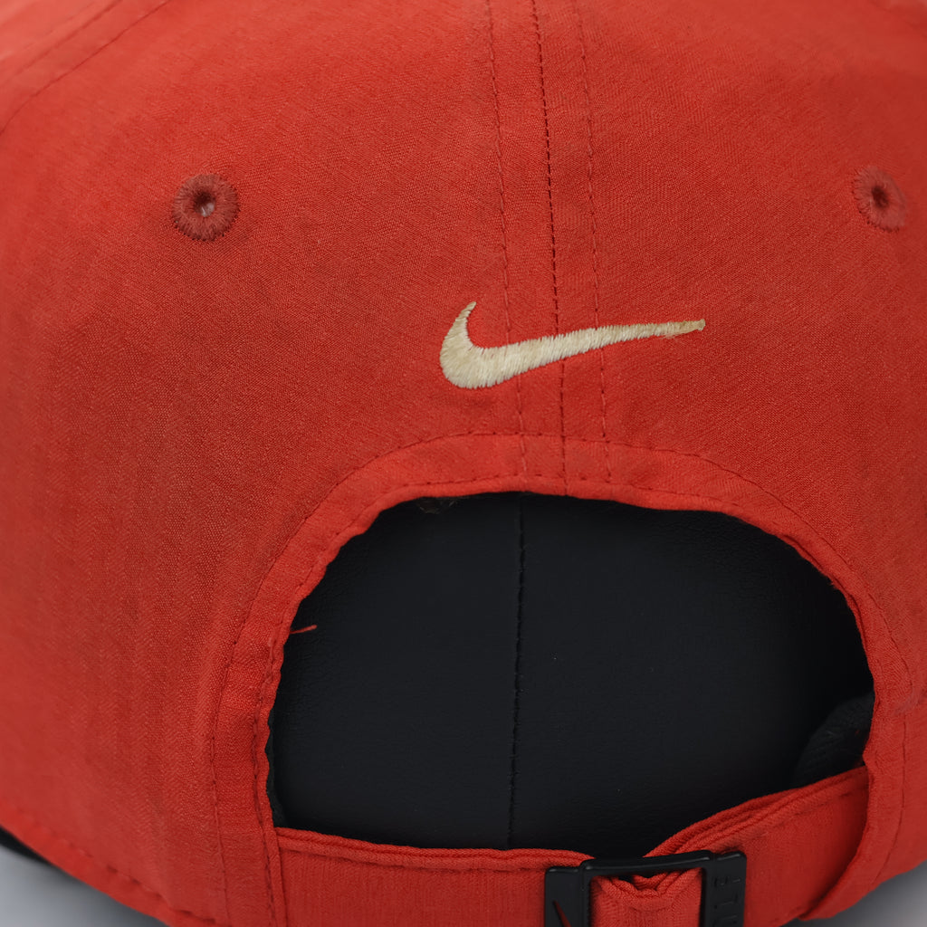 Nike Legacy91 Dri-FIT Cap - Orange Thrifted Red Swoosh Adjustable Hat