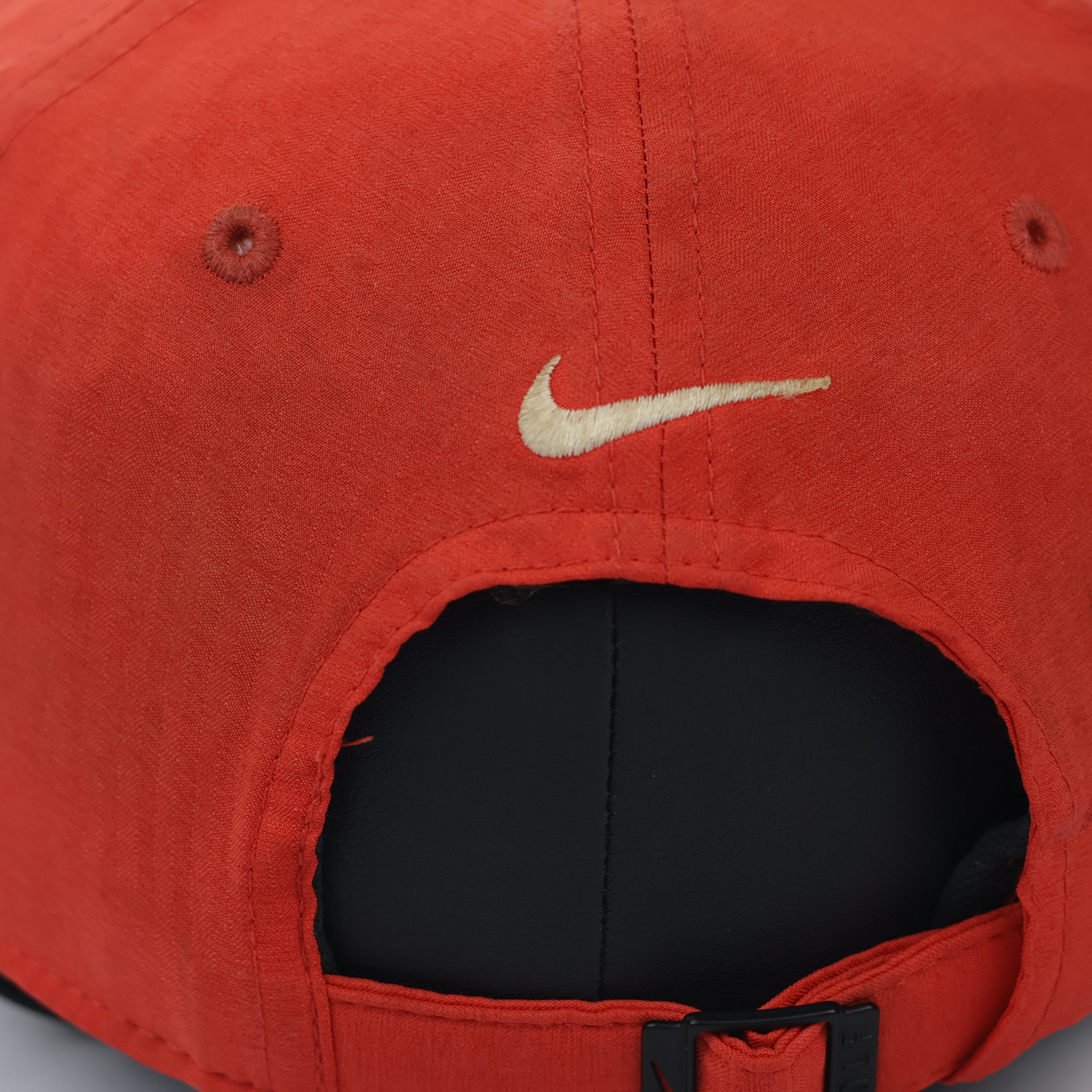 Nike Legacy91 Dri-FIT Cap - Orange Thrifted Red Swoosh Adjustable Hat
