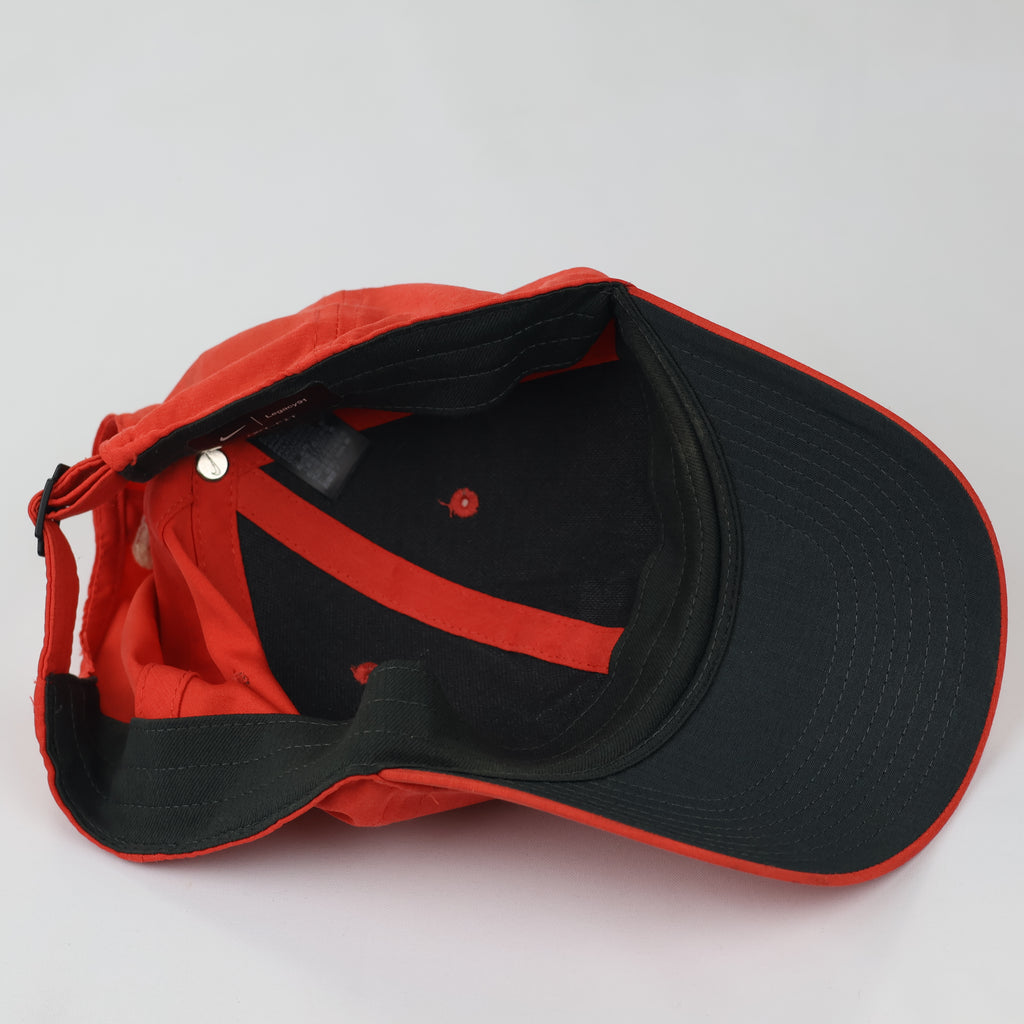 Nike Legacy91 Dri-FIT Cap - Orange Thrifted Red Swoosh Adjustable Hat