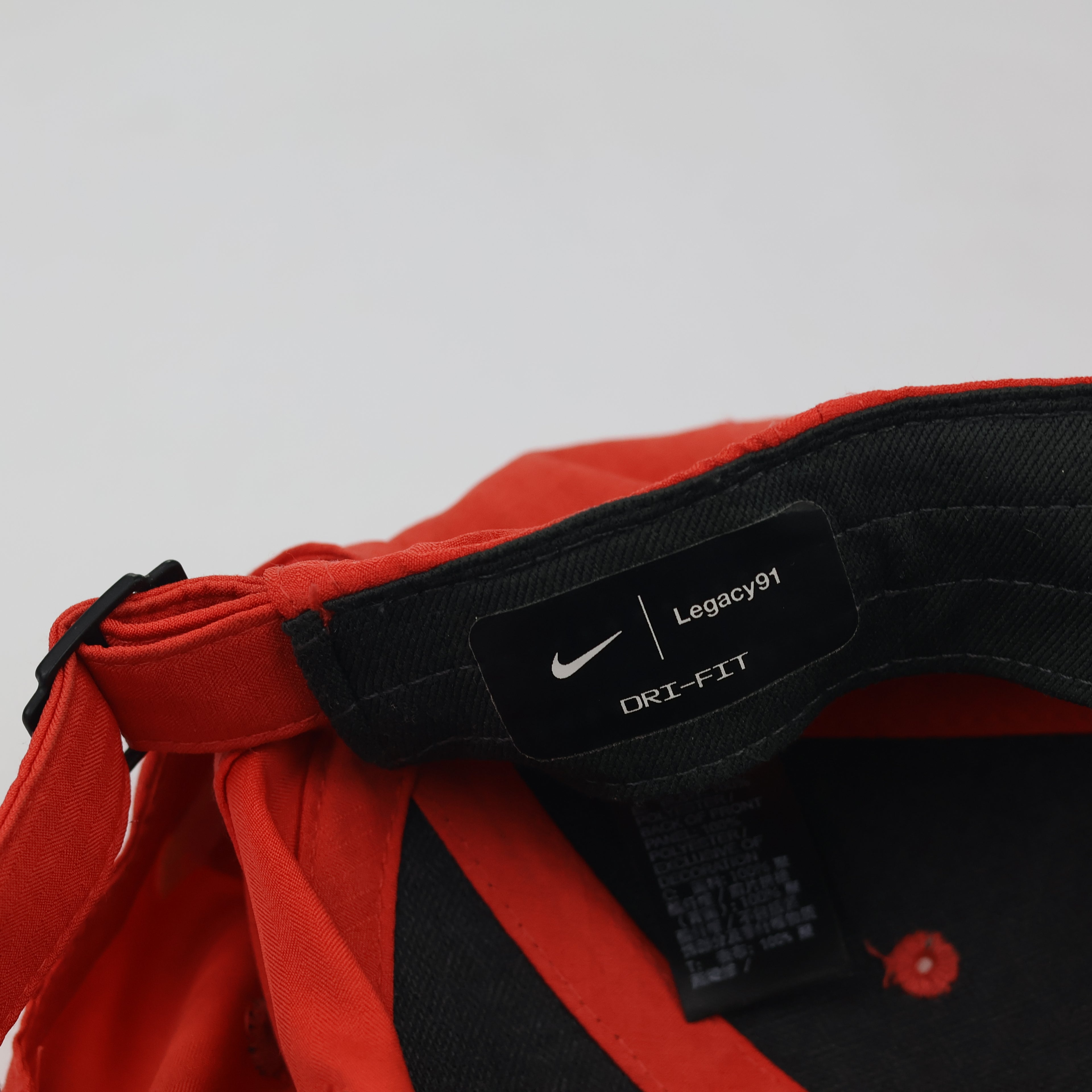 Nike Legacy91 Dri-FIT Cap - Orange Thrifted Red Swoosh Adjustable Hat