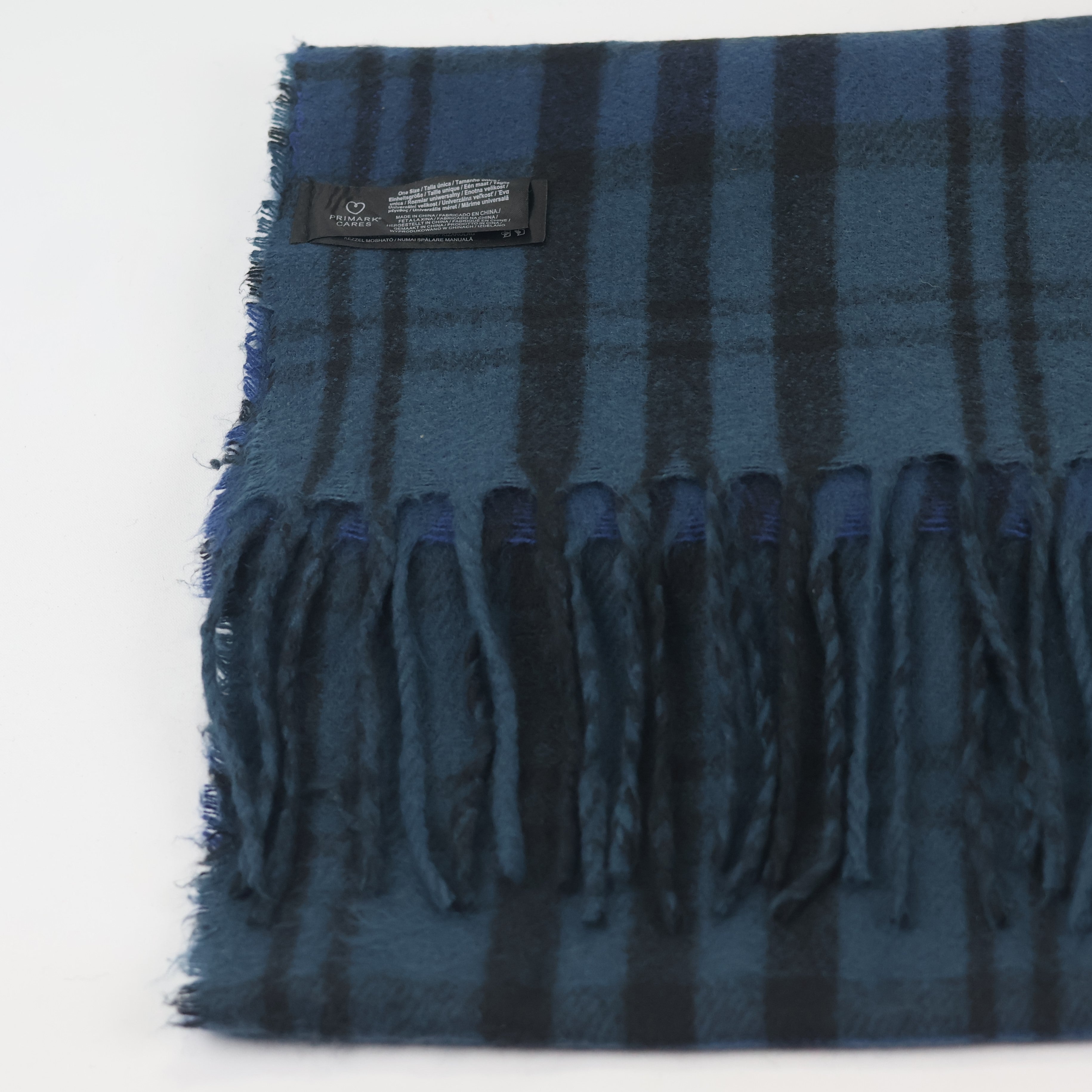 Classic Black & Blue check Neck Warmer - Soft & Warm (Unisex)