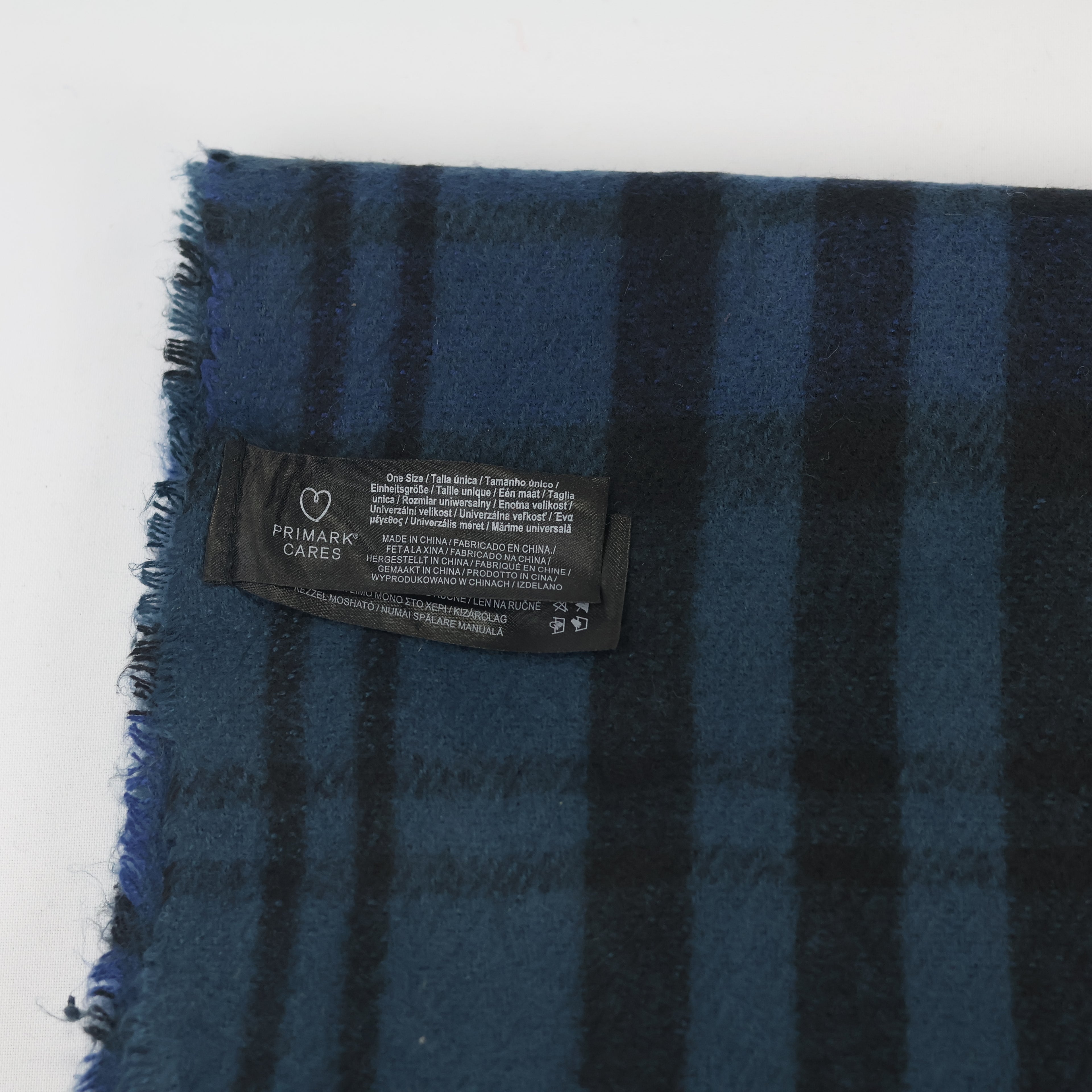 Classic Black & Blue check Neck Warmer - Soft & Warm (Unisex)
