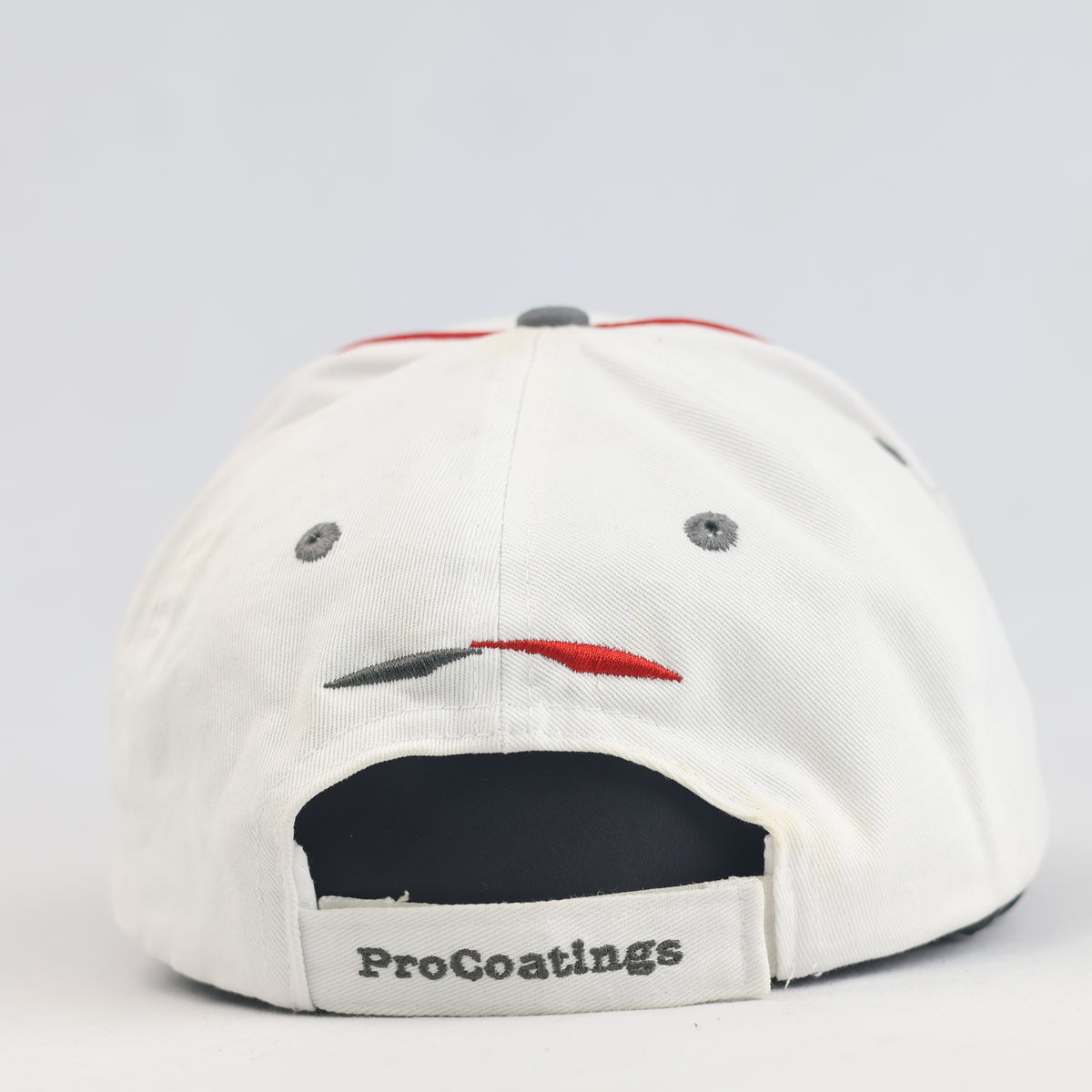 Thrifted ProCoatings Branded Two-Tone Strapback Baseball Hat | 11041