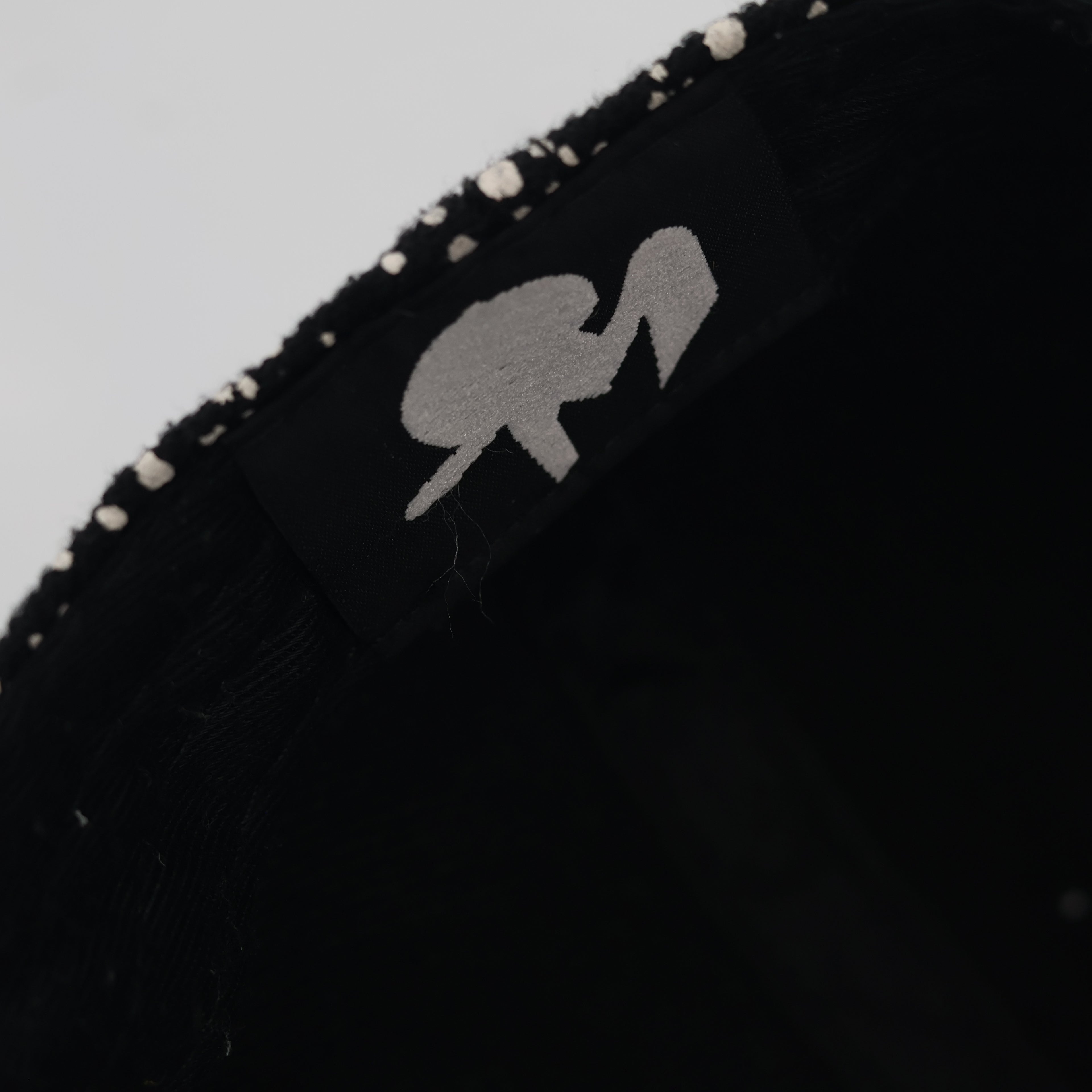 New York Splatter Print Snapback - Black & White Streetwear Hat