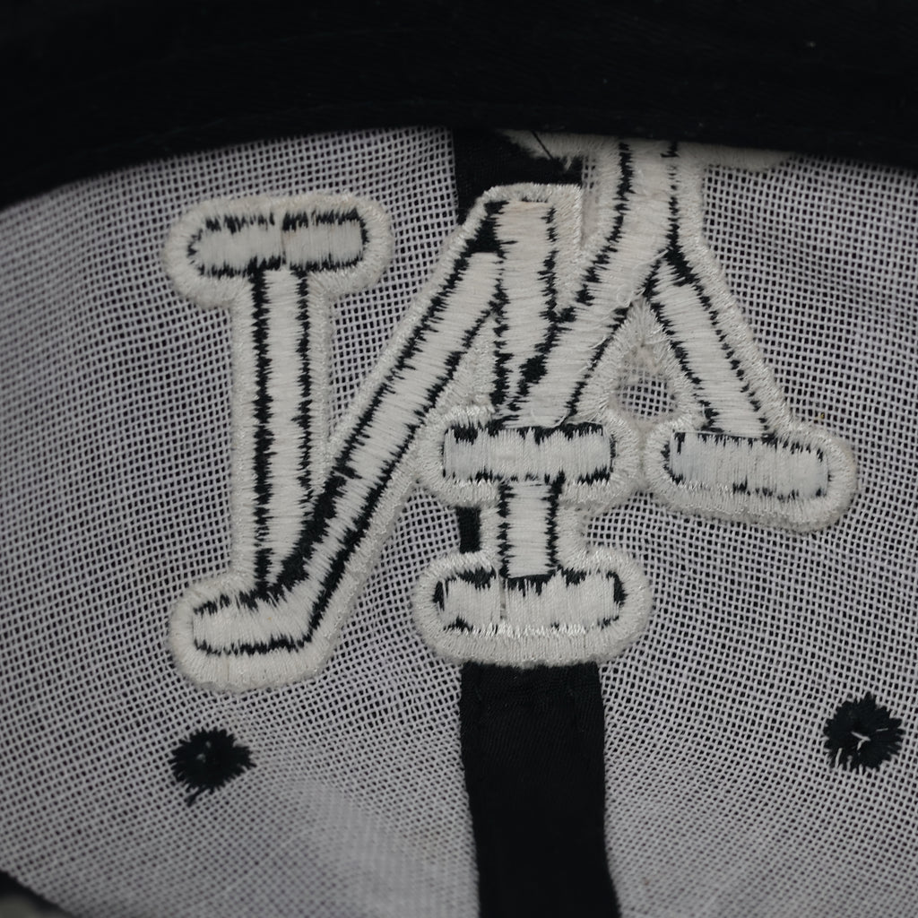 New York Splatter Print Snapback - Black & White Streetwear Hat