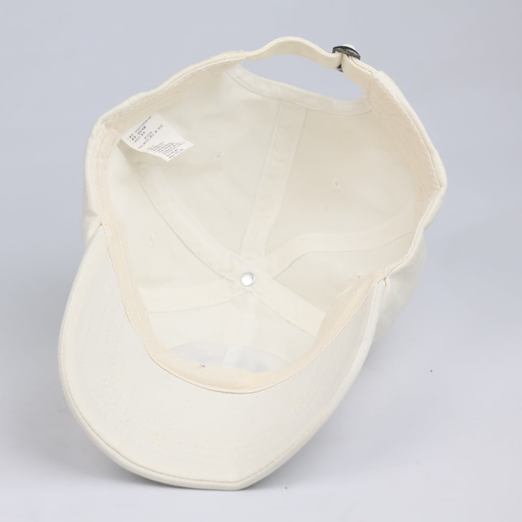 Thrifted "Tennis Club EST.1994" Cream Strapback Cap | Retro Sportswear Dad Hat