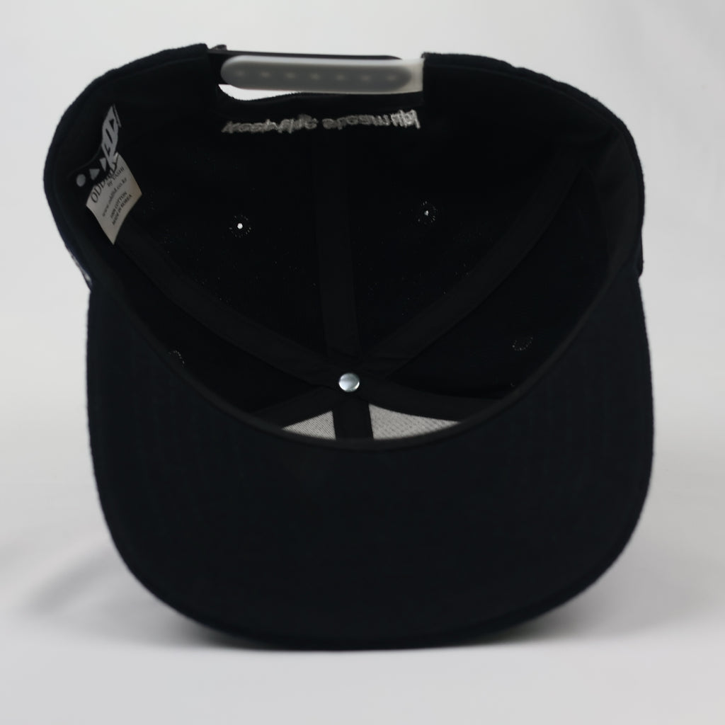Vintage Oddlid "Keep The Steam Up" Quote Hat - Thrifted Navy Snapback
