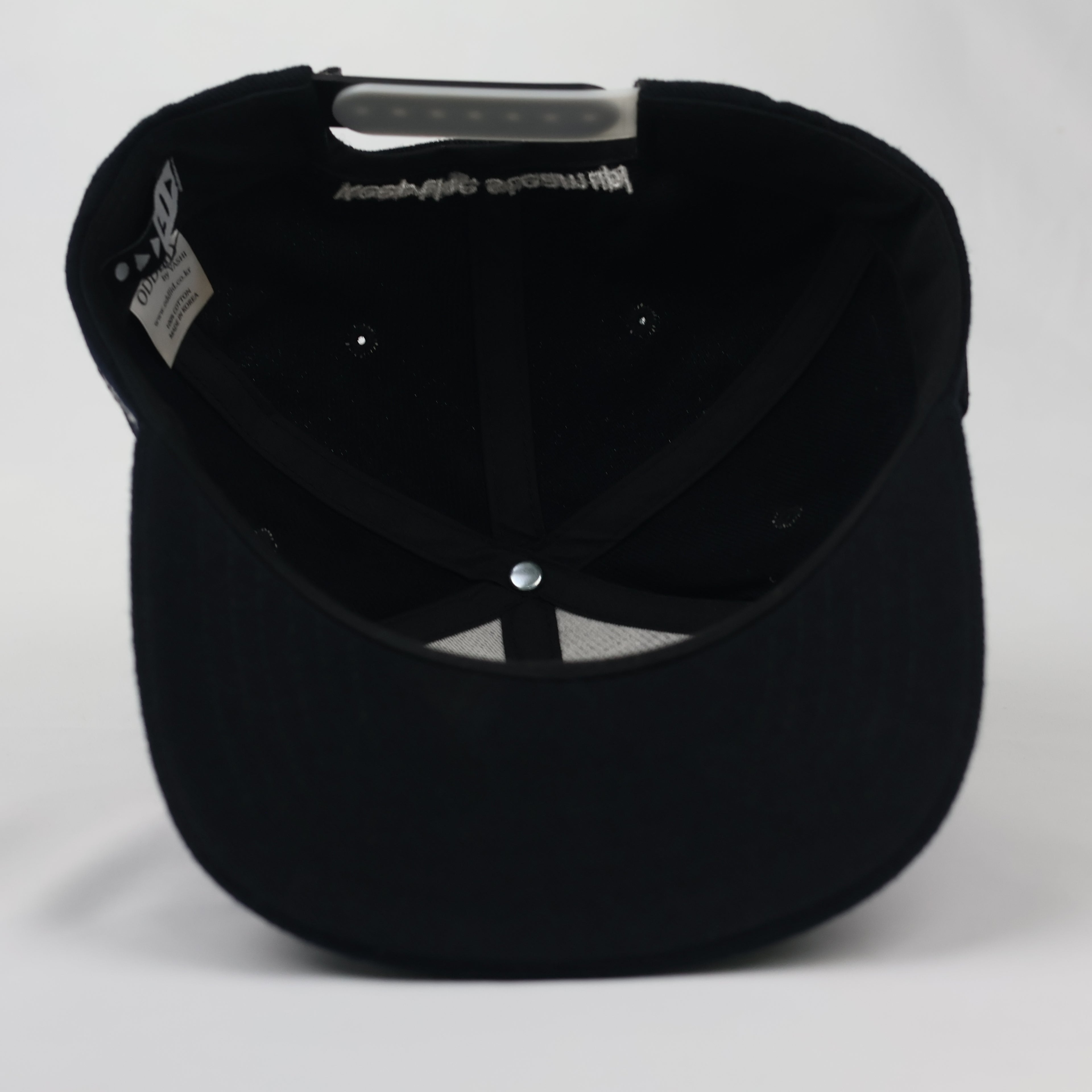 Vintage Oddlid "Keep The Steam Up" Quote Hat - Thrifted Navy Snapback