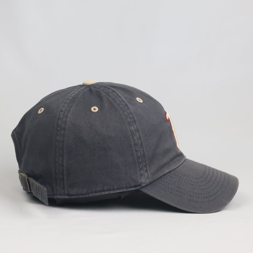 Thrifted Boston Red Sox Embroidered Dark Grey Cap | Vintage Baseball Dad Hat