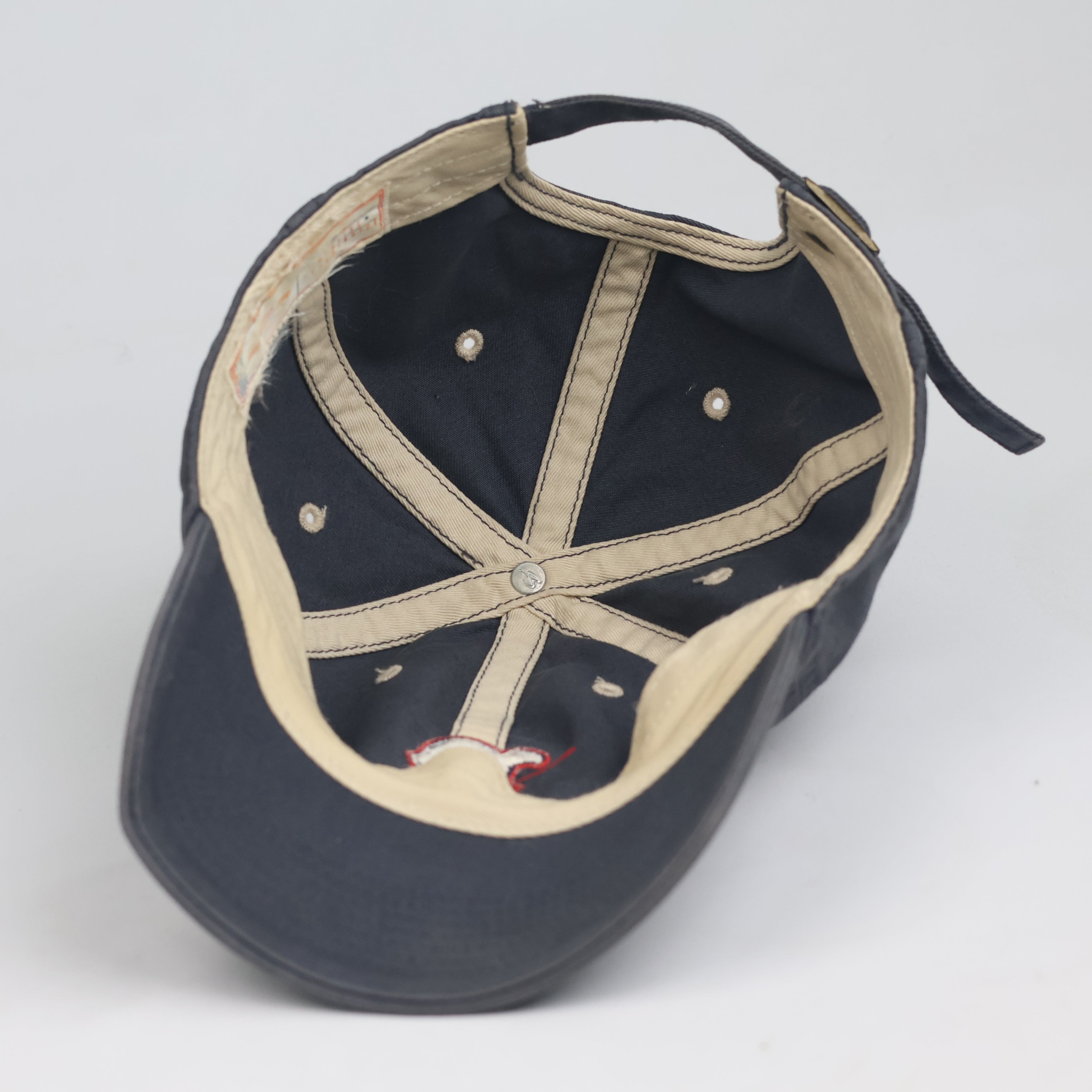 Thrifted Boston Red Sox Embroidered Dark Grey Cap | Vintage Baseball Dad Hat