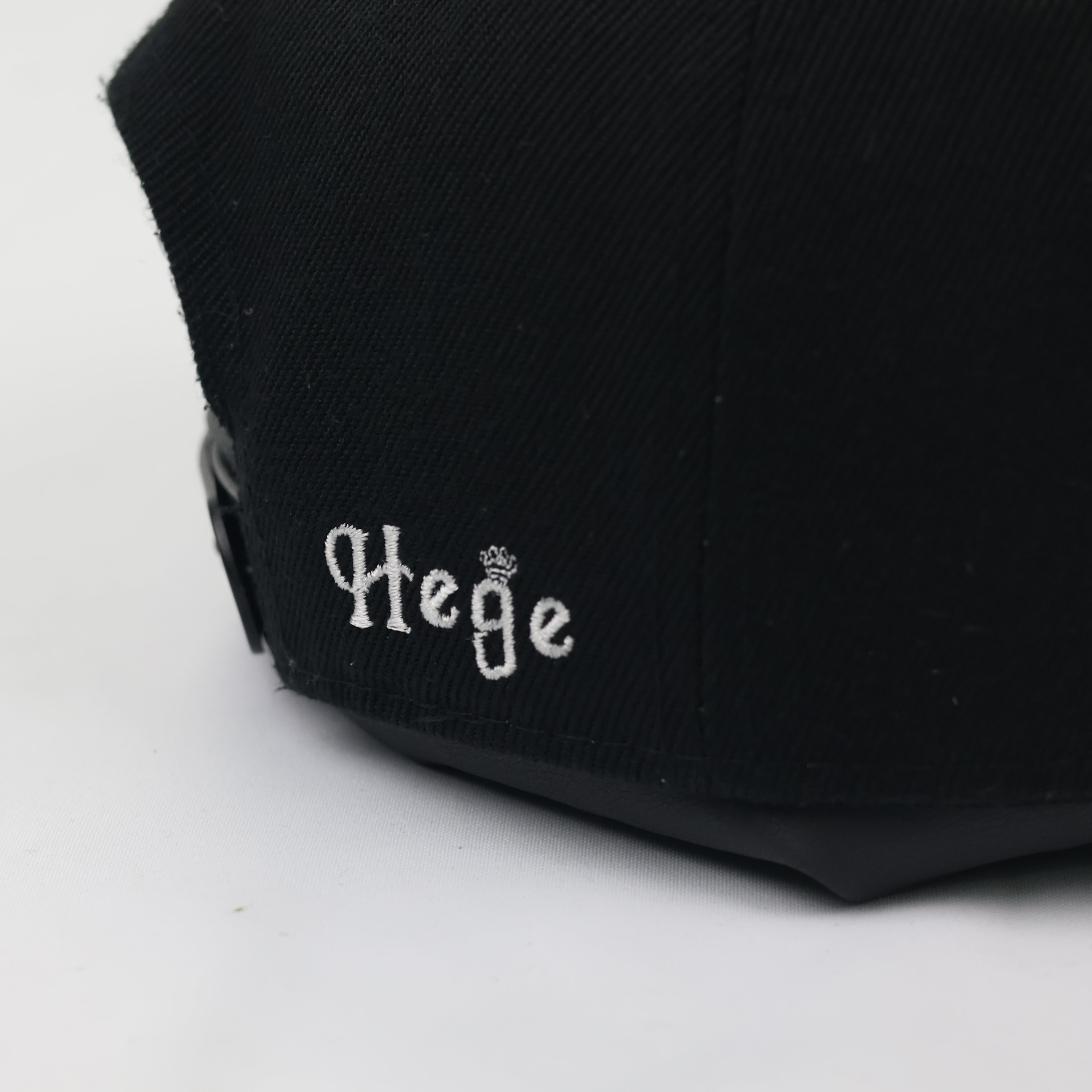 Hege by 3pello Black Streetwear Cap