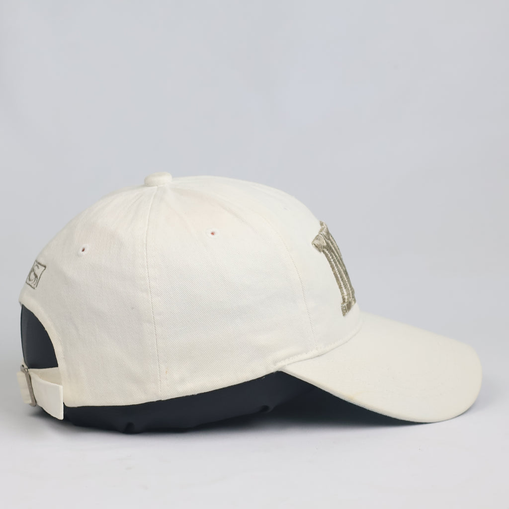 Thrifted NYPD Police Department City of New York Cream Baseball Cap