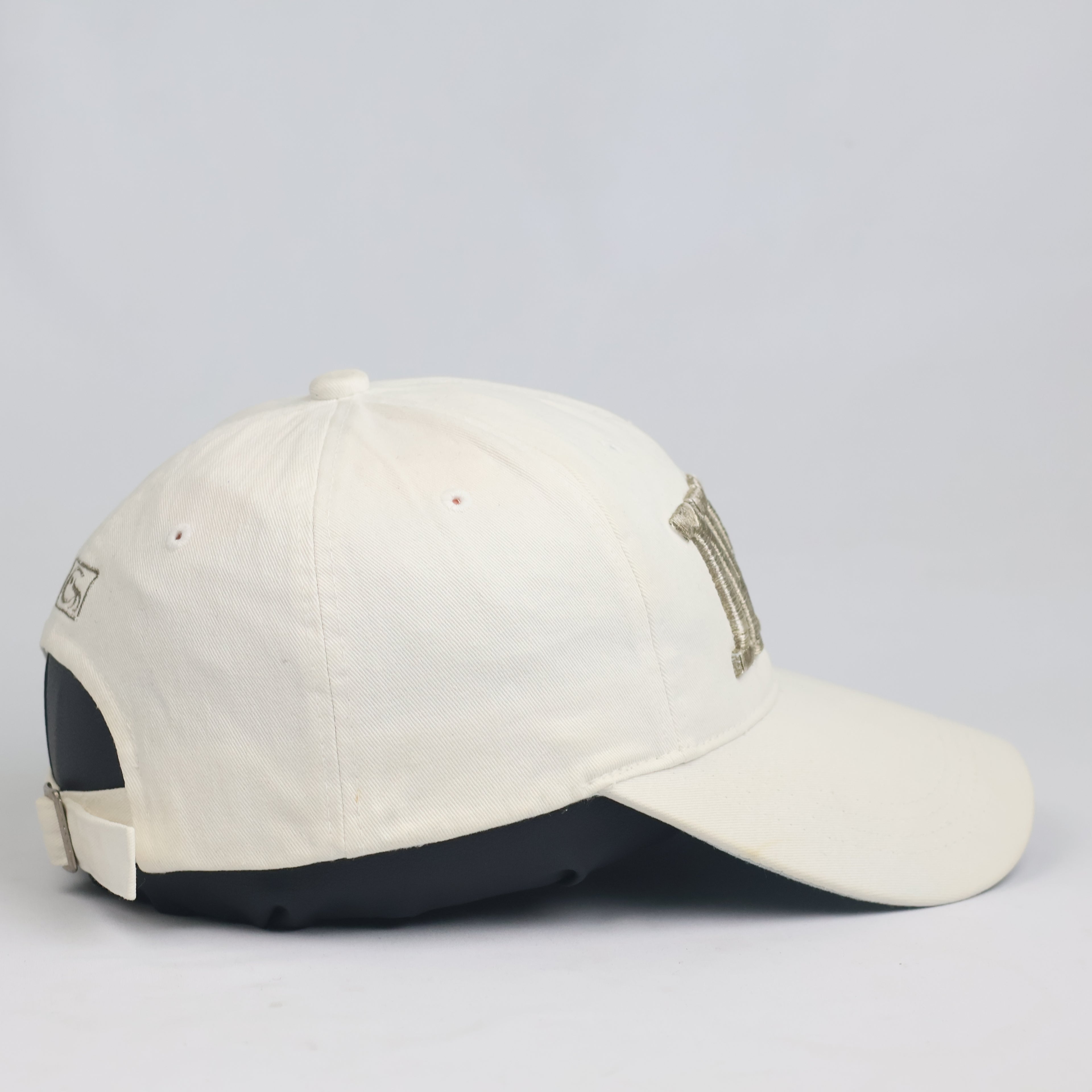Thrifted NYPD Police Department City of New York Cream Baseball Cap