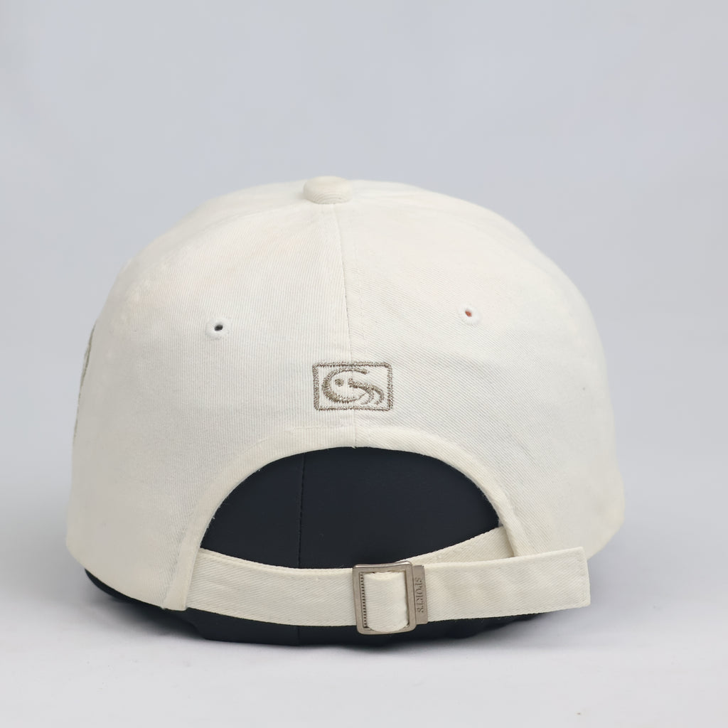 Thrifted NYPD Police Department City of New York Cream Baseball Cap