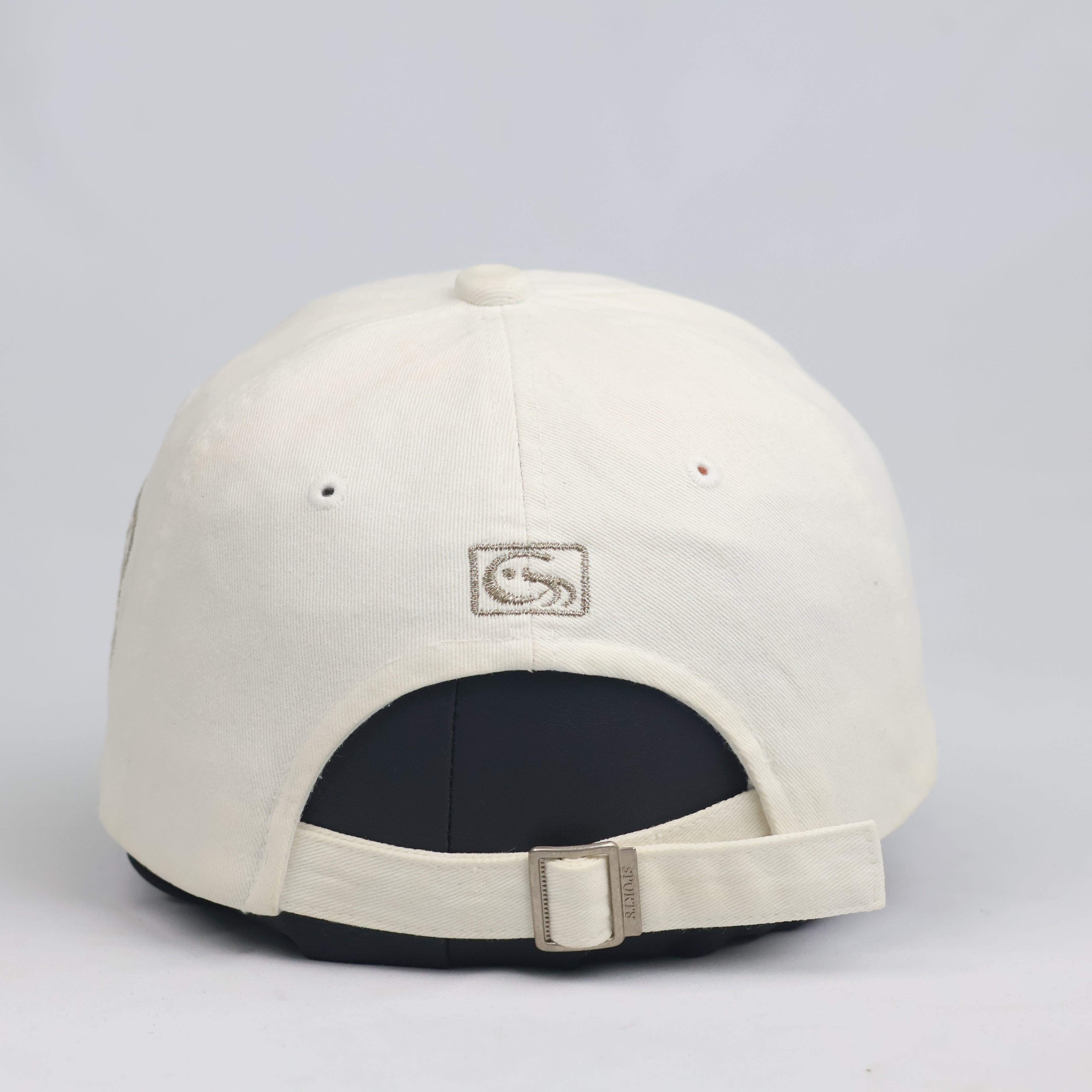 Thrifted NYPD Police Department City of New York Cream Baseball Cap