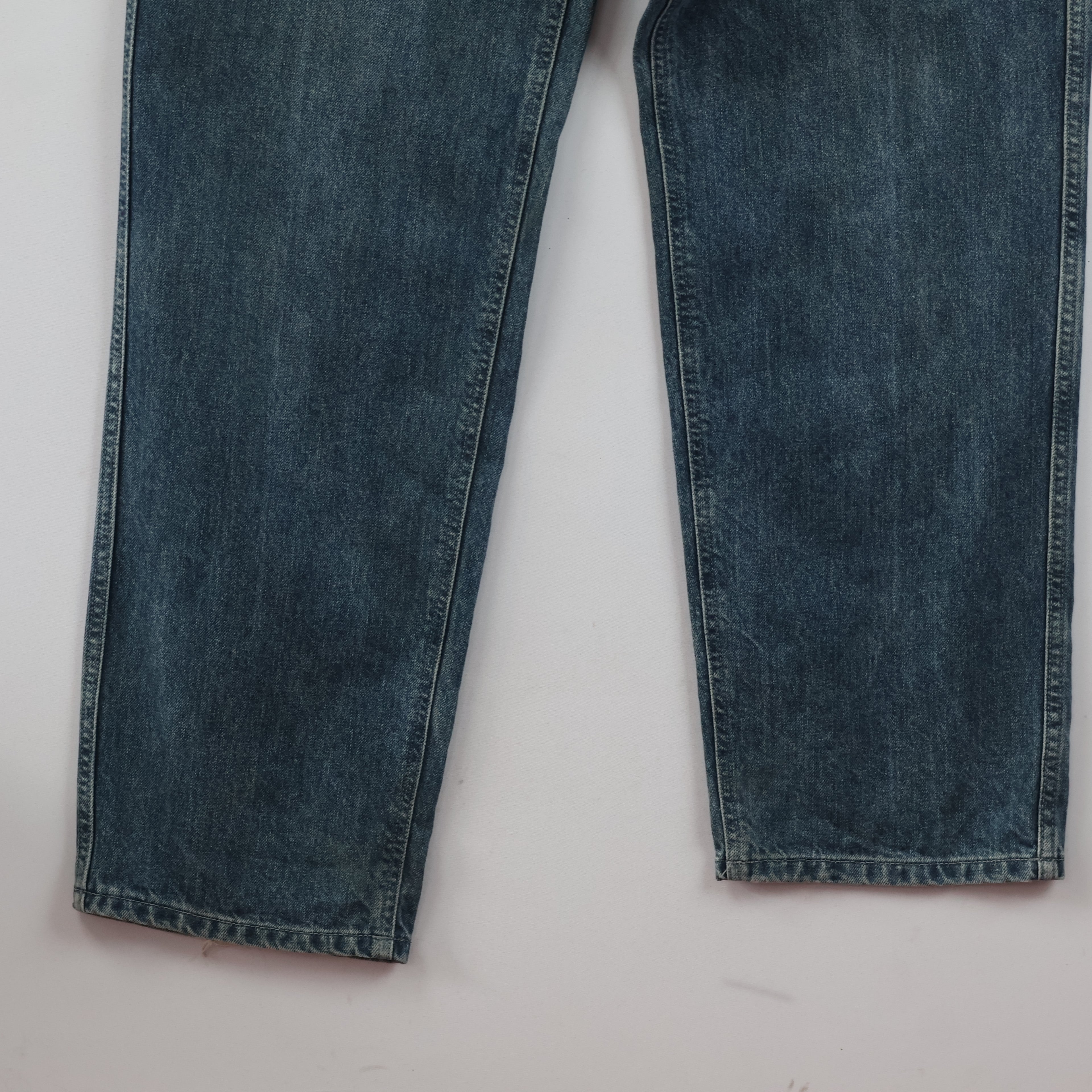 Thrifted SIUDEE 100% Cotton Dark Wash Straight Denim Pants Waist:32/ J1113