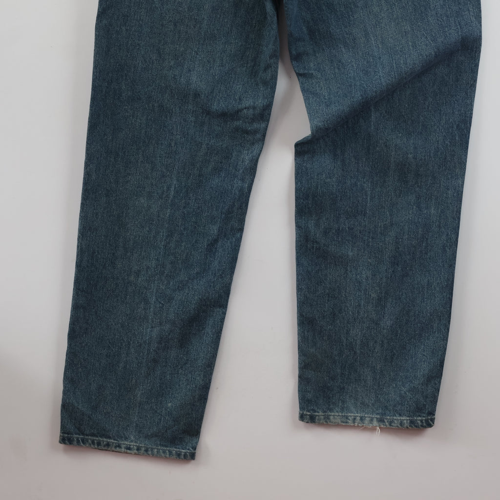 Thrifted SIUDEE 100% Cotton Dark Wash Straight Denim Pants Waist:32/ J1113