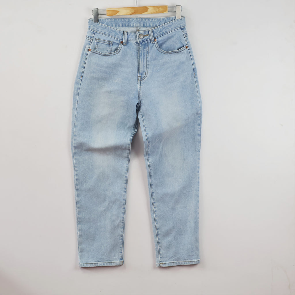 Thrifted 8 Seconds Light Wash Straight Leg Denim Pants Waist:28/ J1114