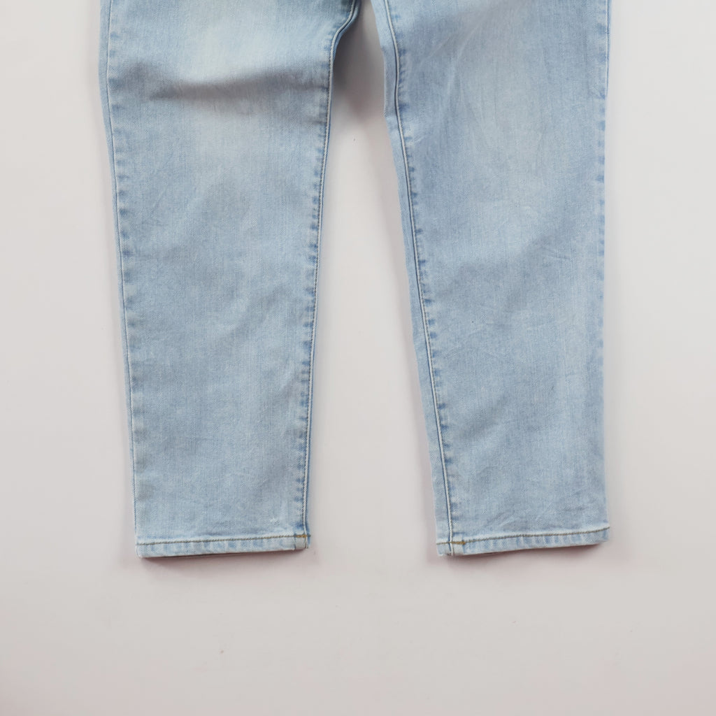 Thrifted 8 Seconds Light Wash Straight Leg Denim Pants Waist:28/ J1114