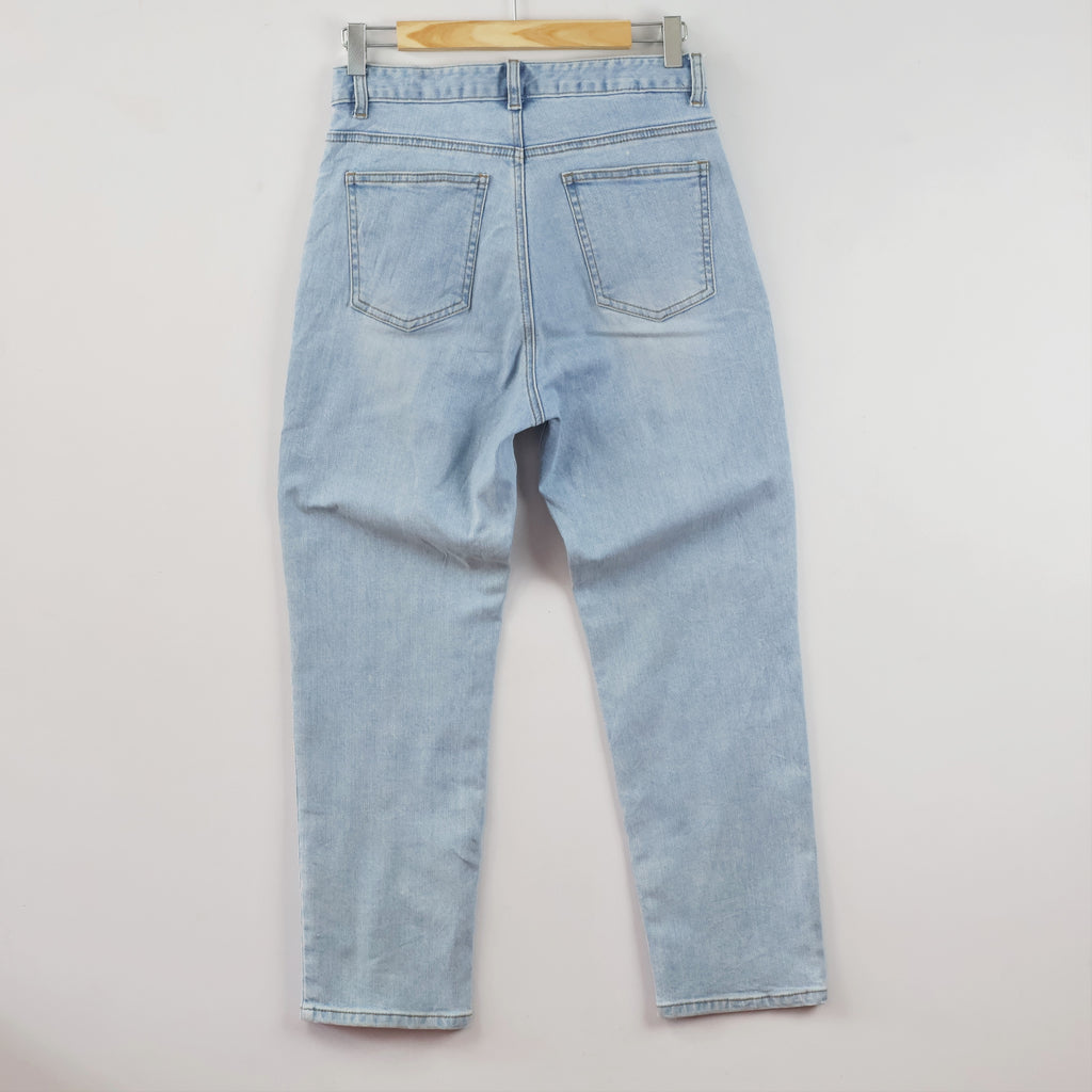 Thrifted 8 Seconds Light Wash Straight Leg Denim Pants Waist:28/ J1114