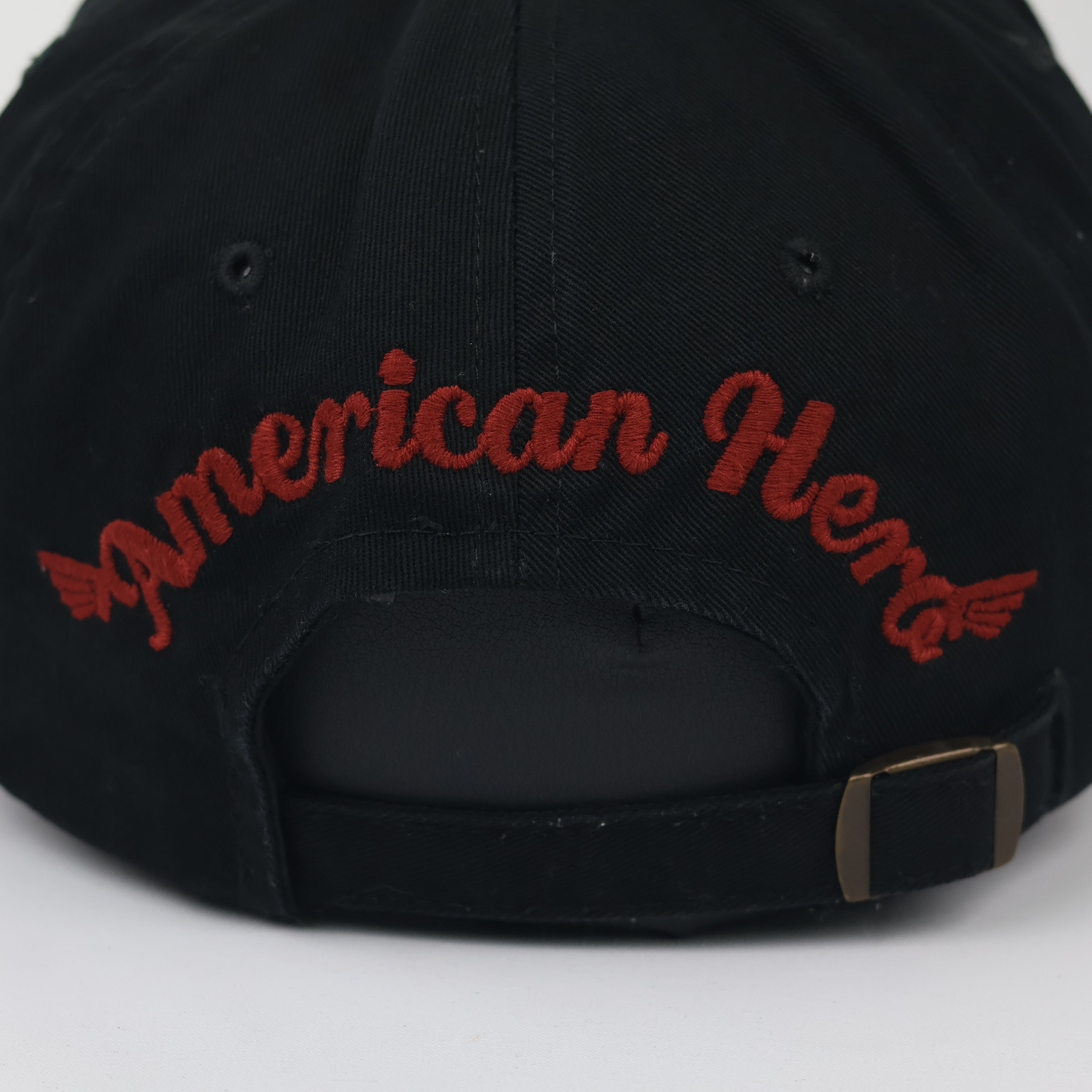 Vintage United States America Eagle Cap - Black & Red "Since 1776" Hat