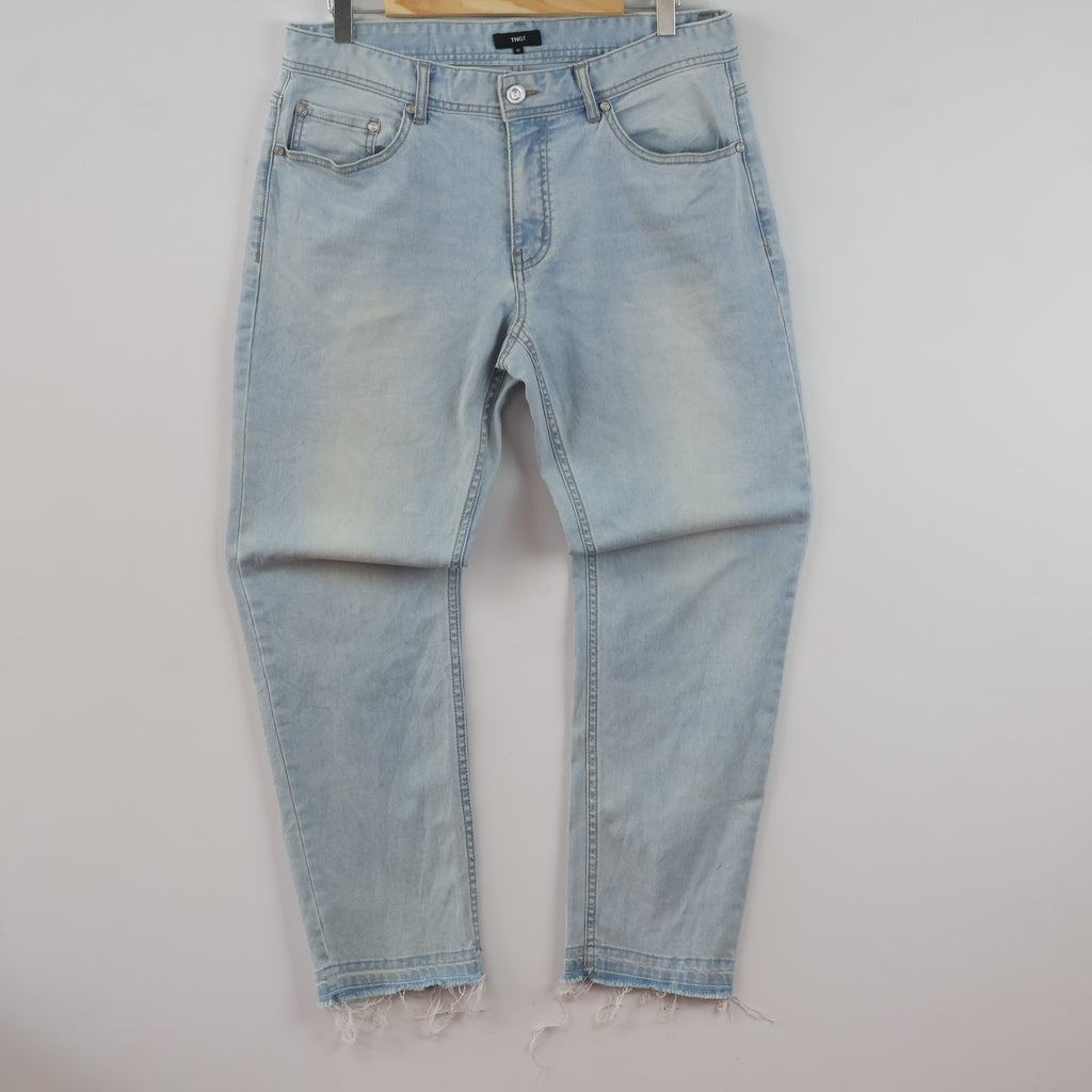 TNGT Light Wash Straight Leg Denim Pants Waist:32/ J1120