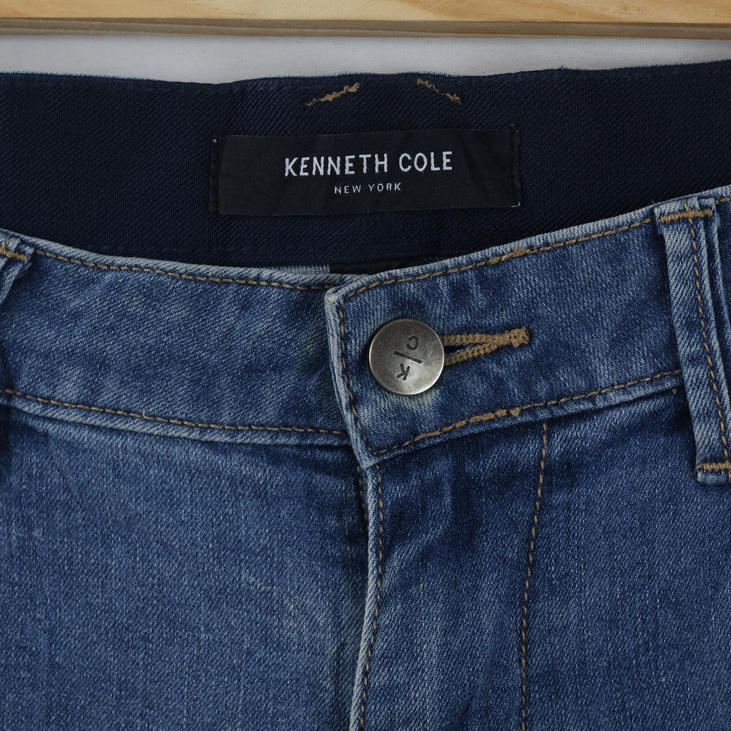 Kenneth Cole New York Light Wash Straight Leg Denim Waist:32/ J1119