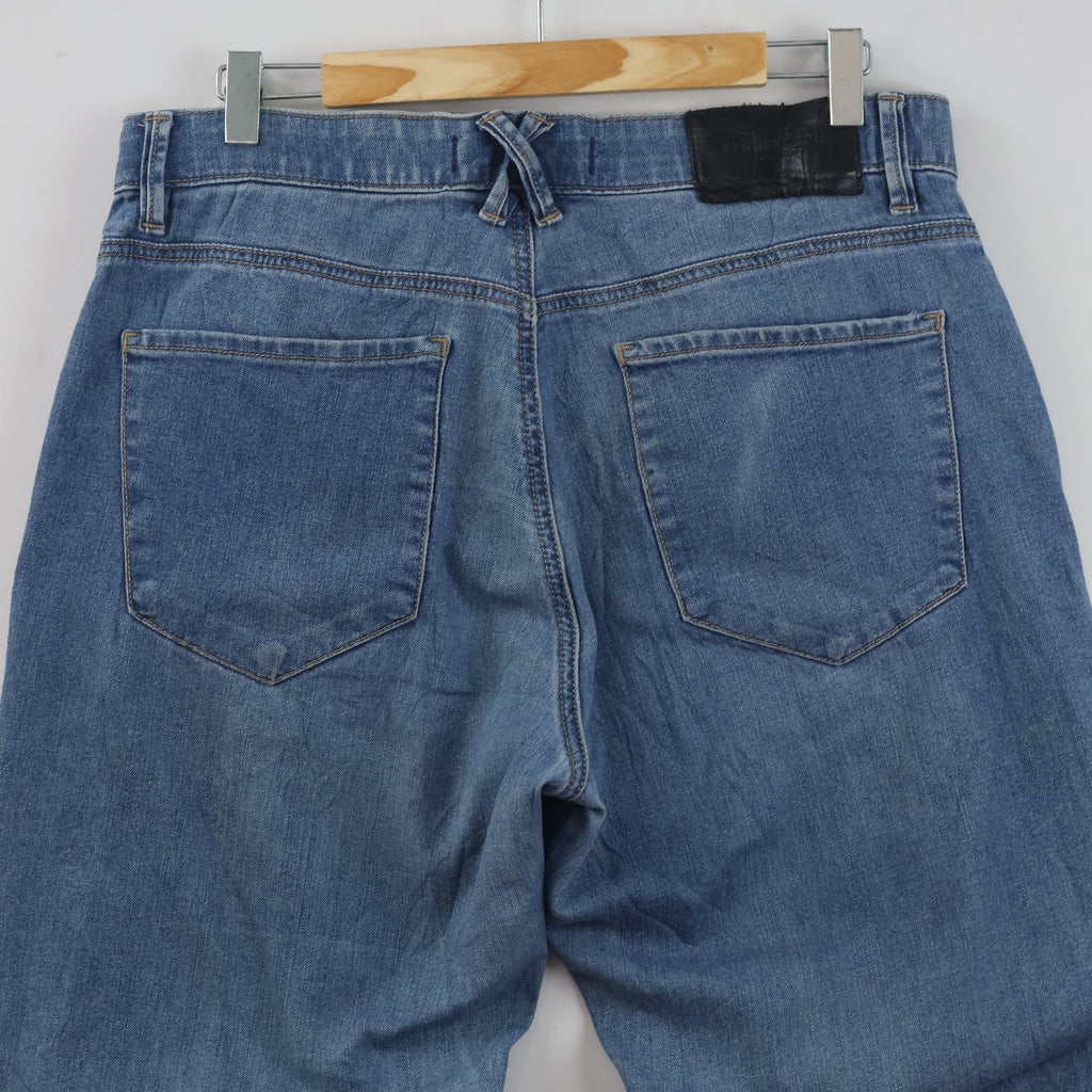 Kenneth Cole New York Light Wash Straight Leg Denim Waist:32/ J1119