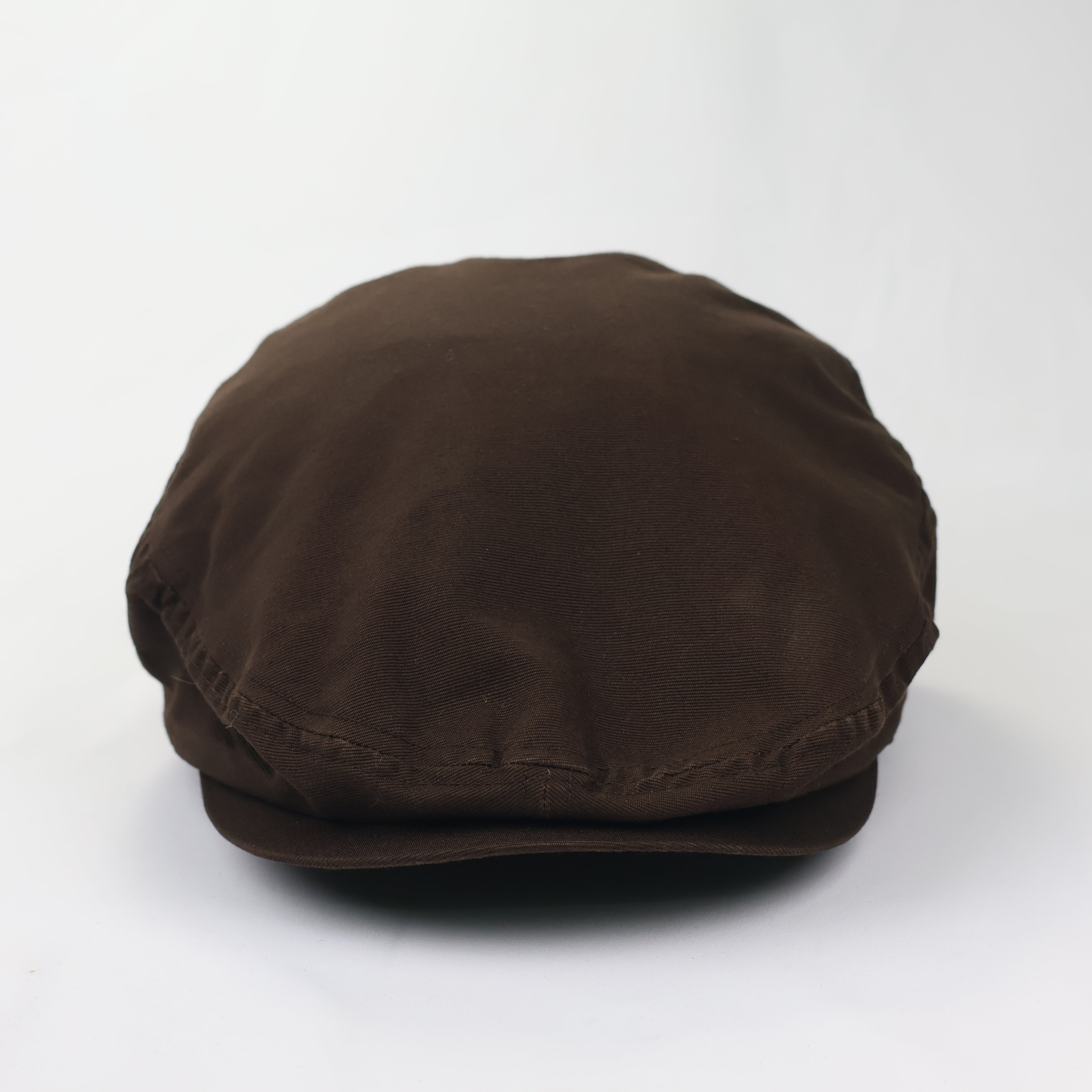 Gap Vintage Brown Cotton Flat Thrifted Cap - Classic Ivy Newsboy Hat - Size 57cm