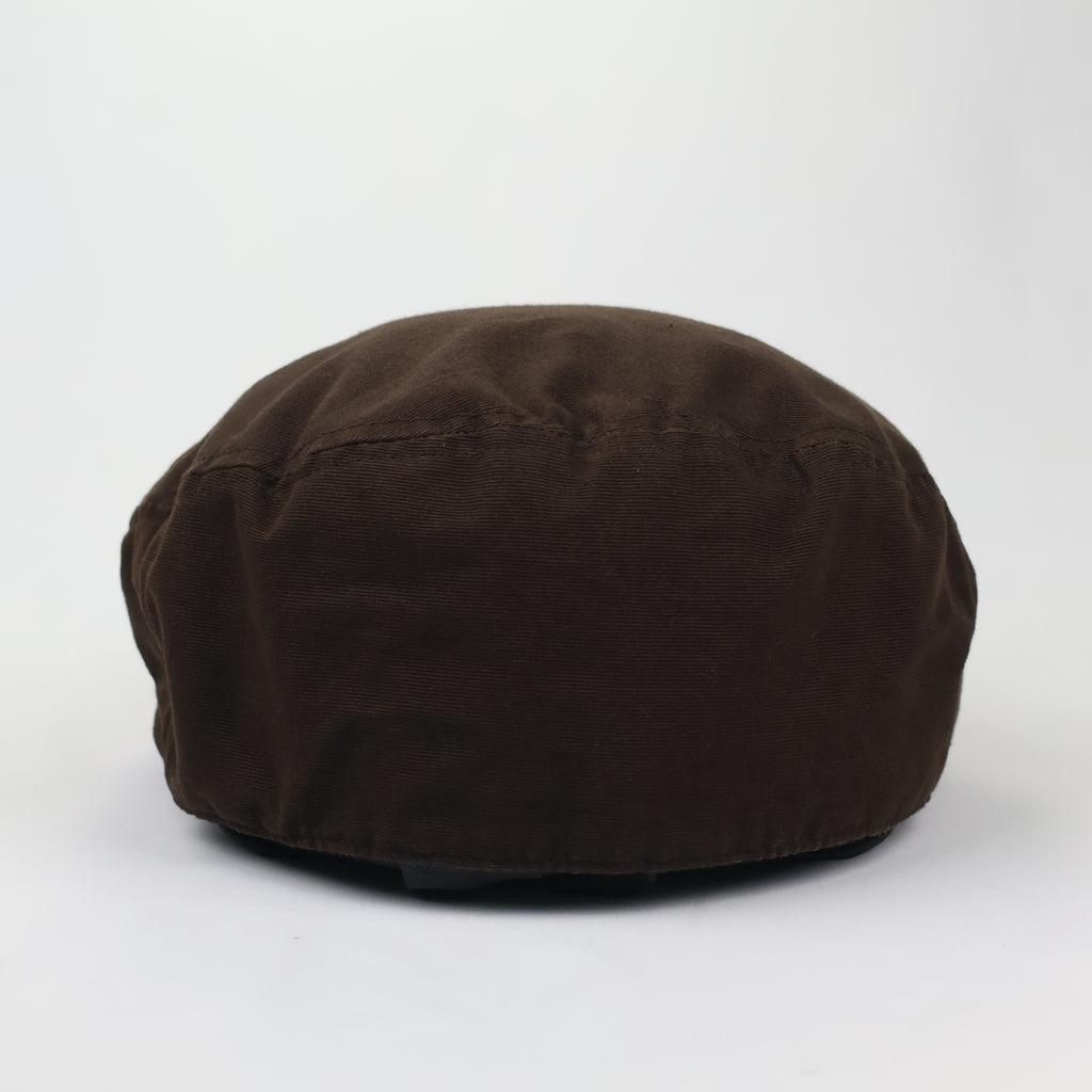 Gap Vintage Brown Cotton Flat Thrifted Cap - Classic Ivy Newsboy Hat - Size 57cm