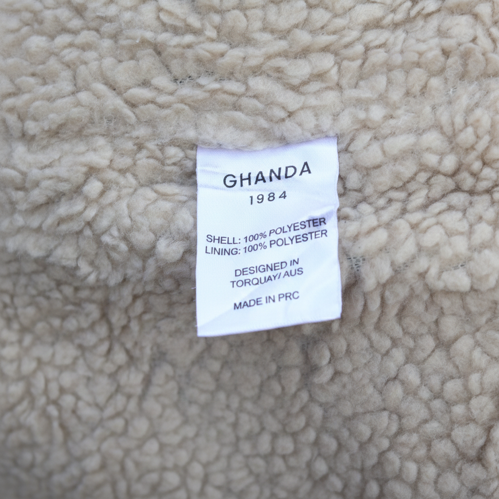 Authentic GHANDA Vintage Thrifted Outerwear - American Casual Style