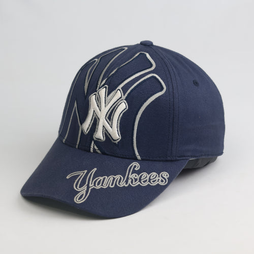 Thrifted Vintage New York Yankees Big Logo Navy Cap | Thrifted Dad Hat
