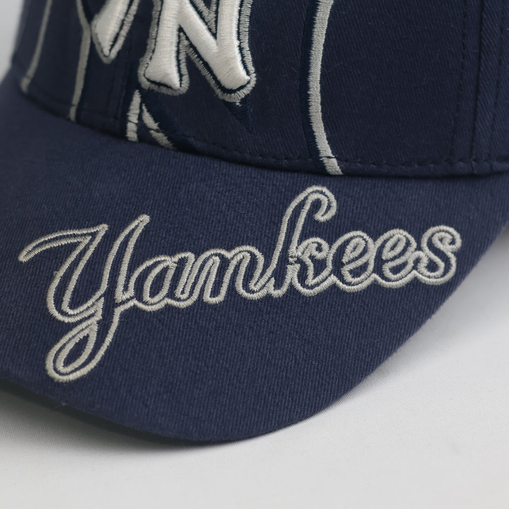 Thrifted Vintage New York Yankees Big Logo Navy Cap | Thrifted Dad Hat