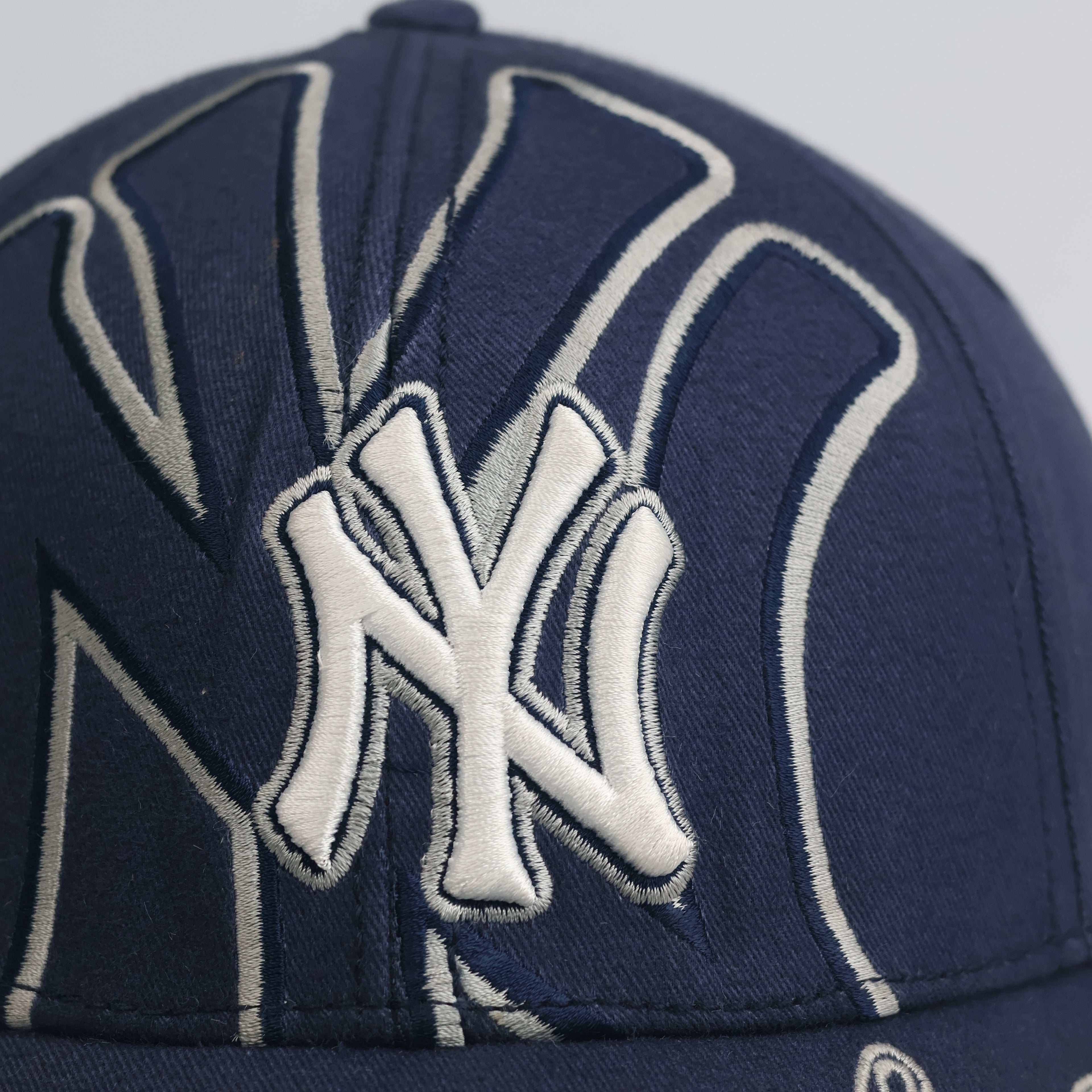 Thrifted Vintage New York Yankees Big Logo Navy Cap | Thrifted Dad Hat