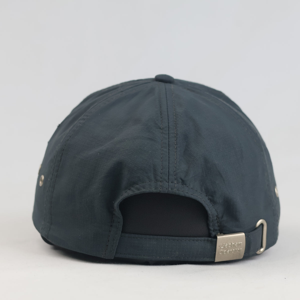 Vintage Liebherr Grey Breathable Nylon Strapback Cap | 11039