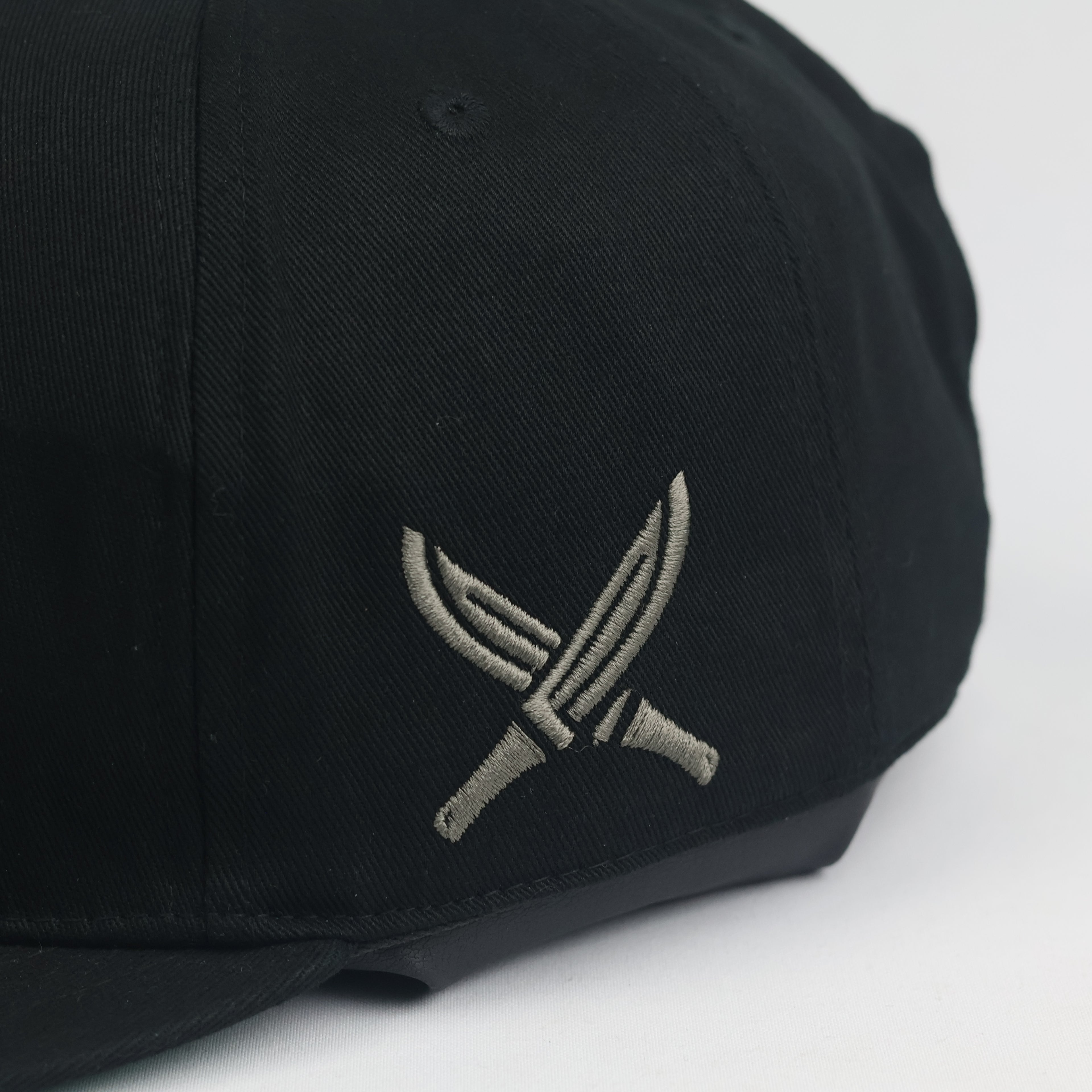 Gold's Shield Embroidered Black Snapback Hat | Thrifted Streetwear Cap