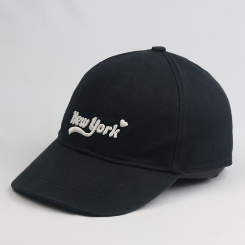 Thrifted H&M Black New York Heart Embroidered Strapback Cap