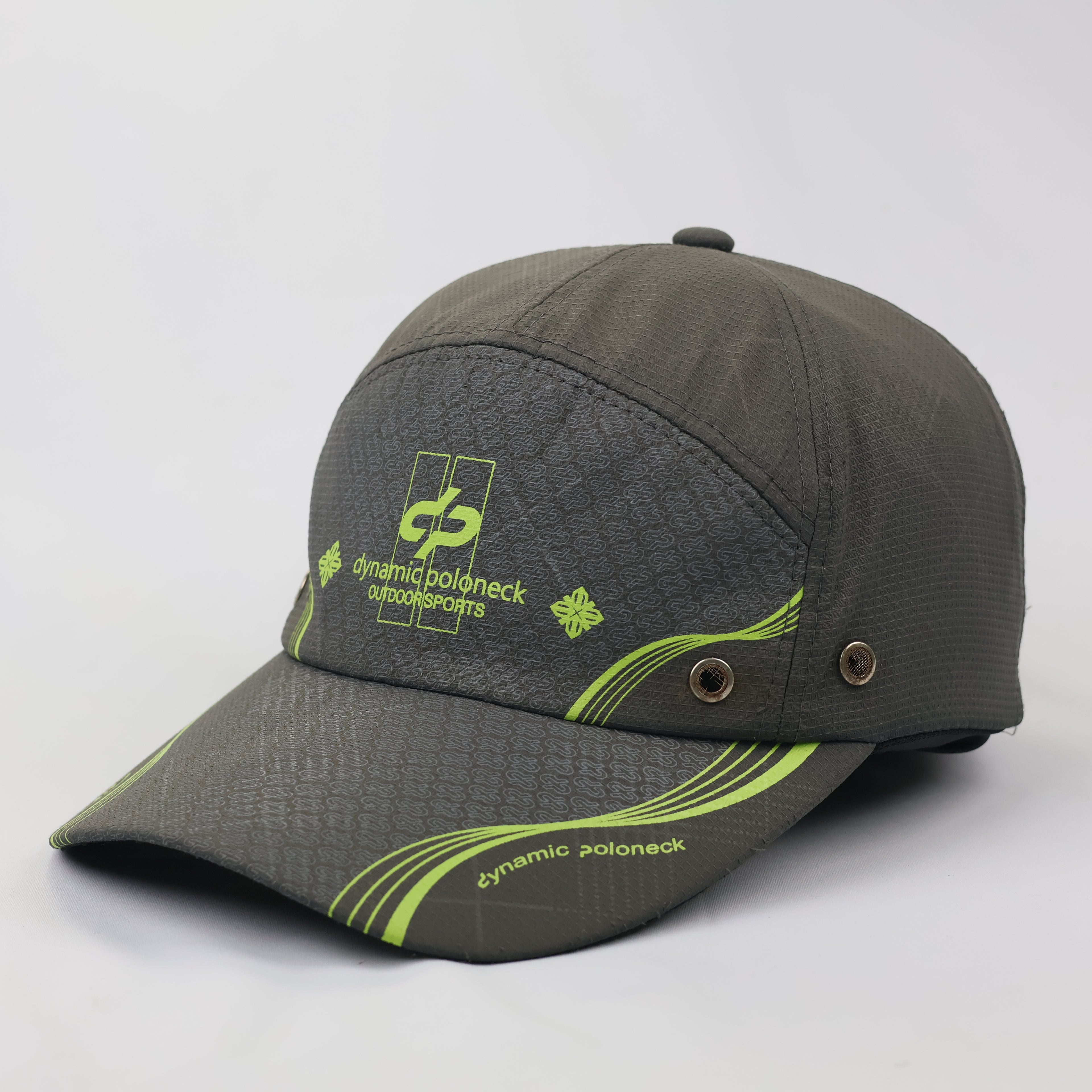 Dynamic Poloneck "Outdoor Sports" Technical Cap - 57-59cm - Thrifted Rare