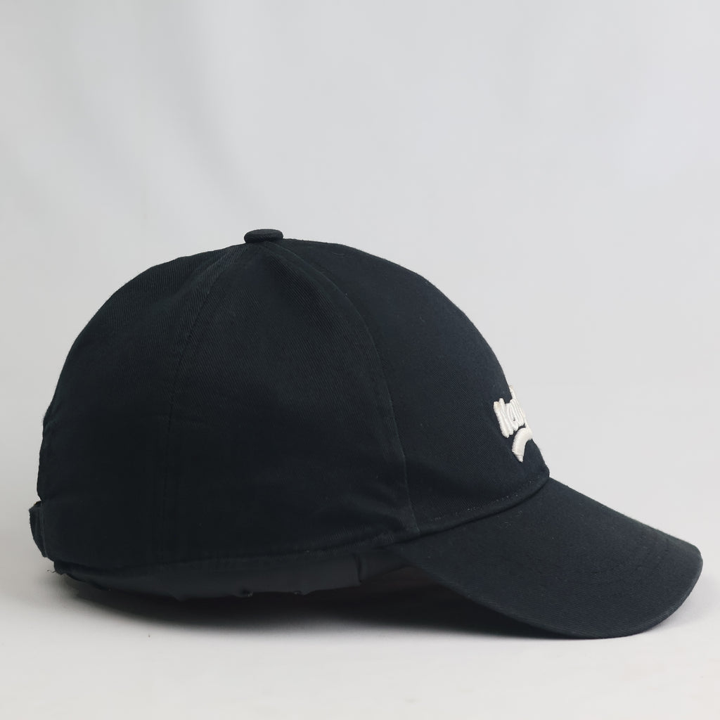 Thrifted H&M Black New York Heart Embroidered Strapback Cap