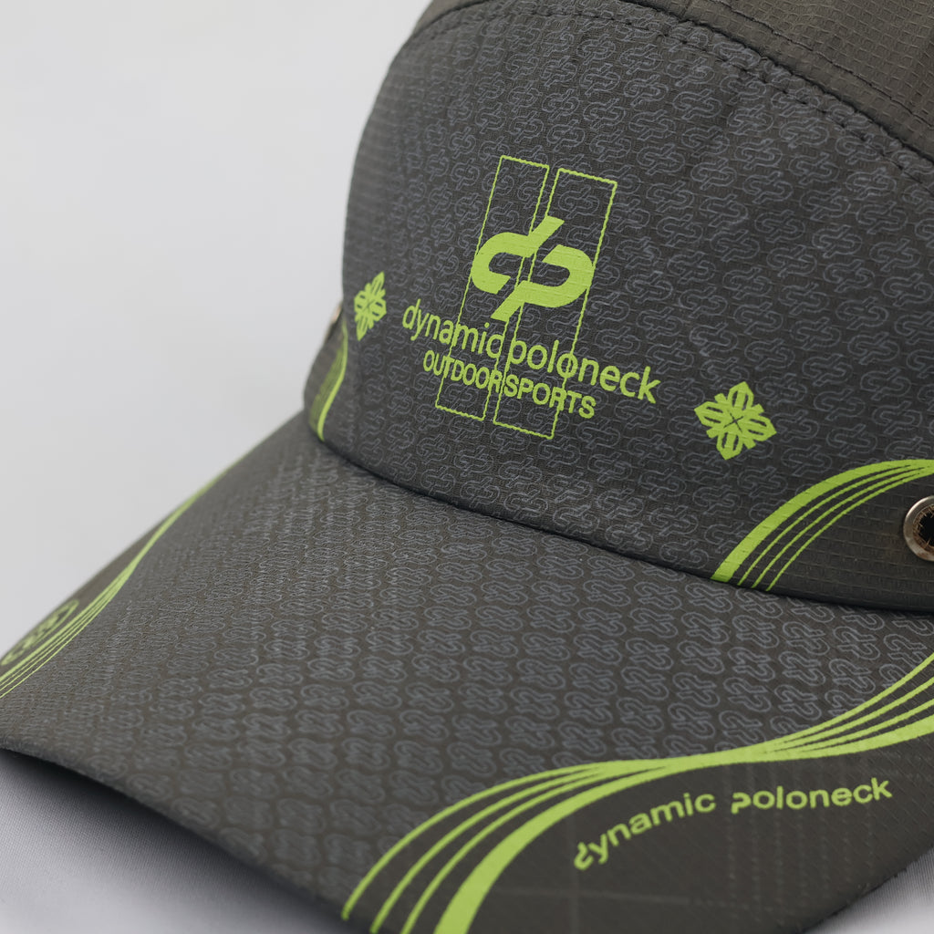 Dynamic Poloneck "Outdoor Sports" Technical Cap - 57-59cm - Thrifted Rare