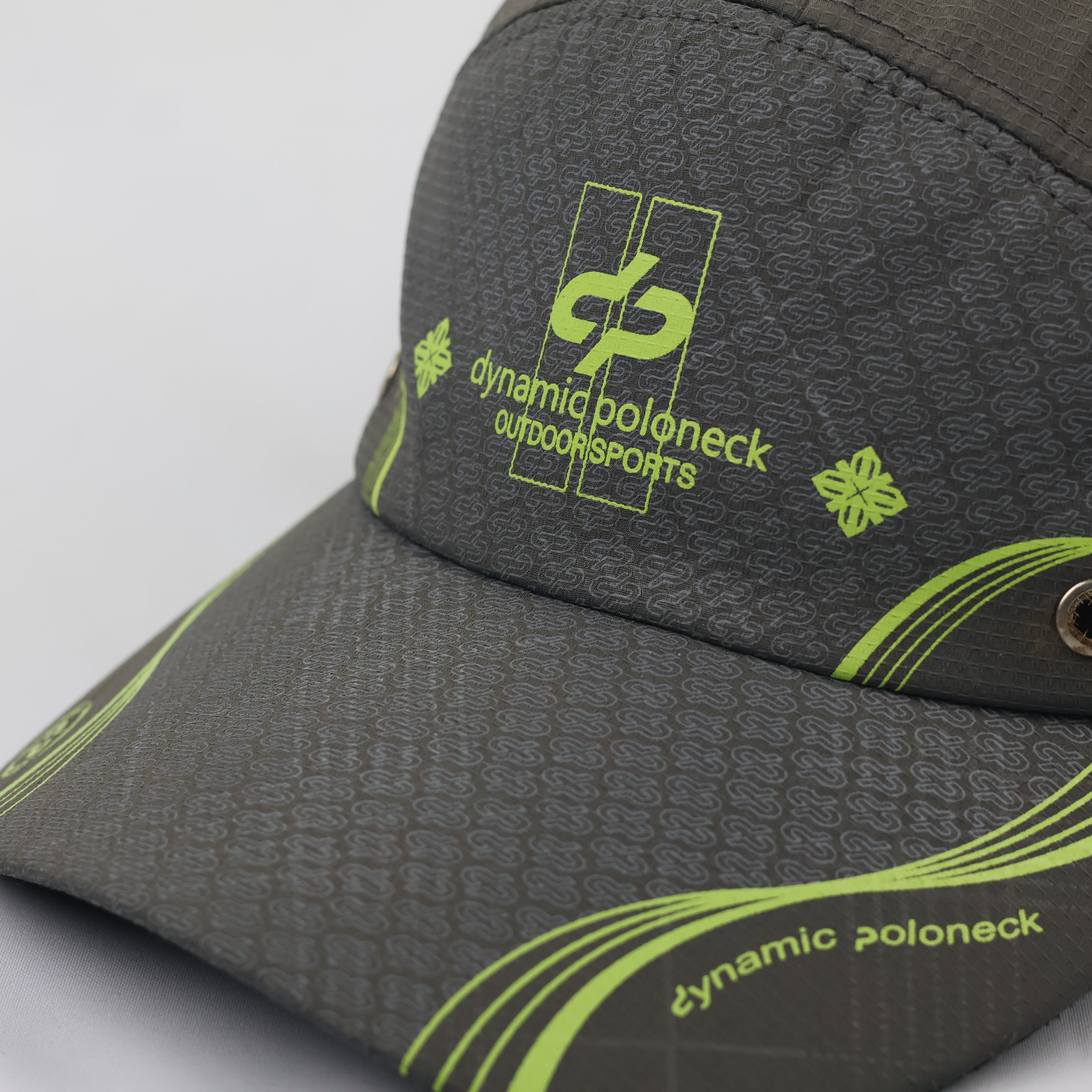 Dynamic Poloneck "Outdoor Sports" Technical Cap - 57-59cm - Thrifted Rare
