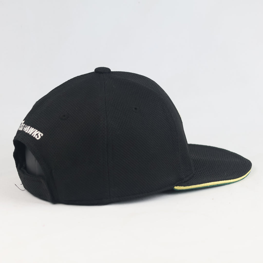 Official TSG Hawks Black & Gold Embroidered Baseball Hat | 11038