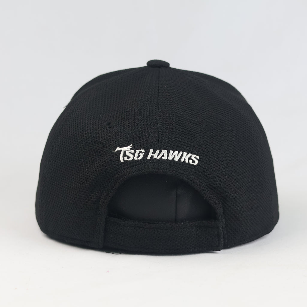 Official TSG Hawks Black & Gold Embroidered Baseball Hat | 11038
